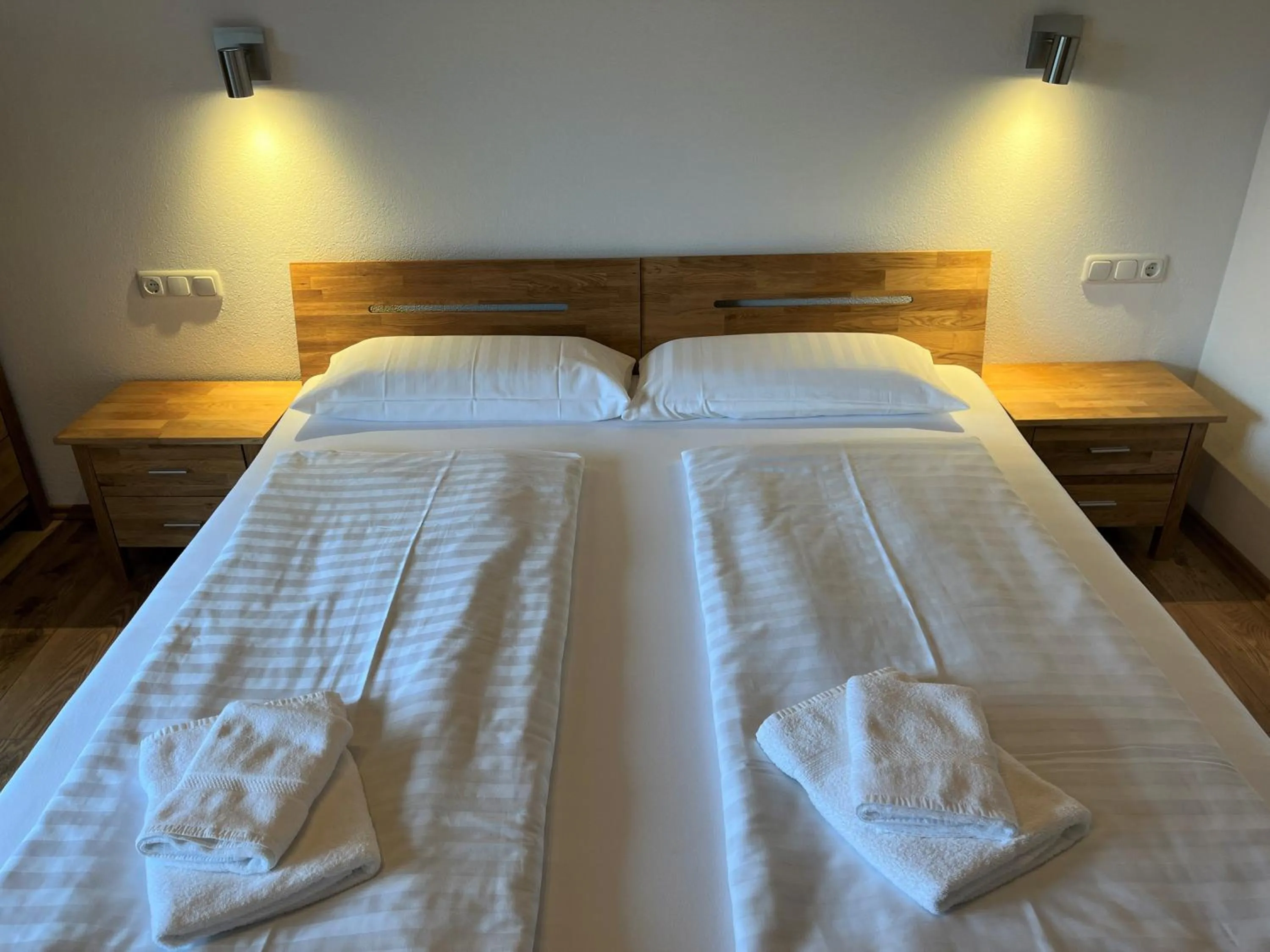 Bed in Gästehaus Forggensee