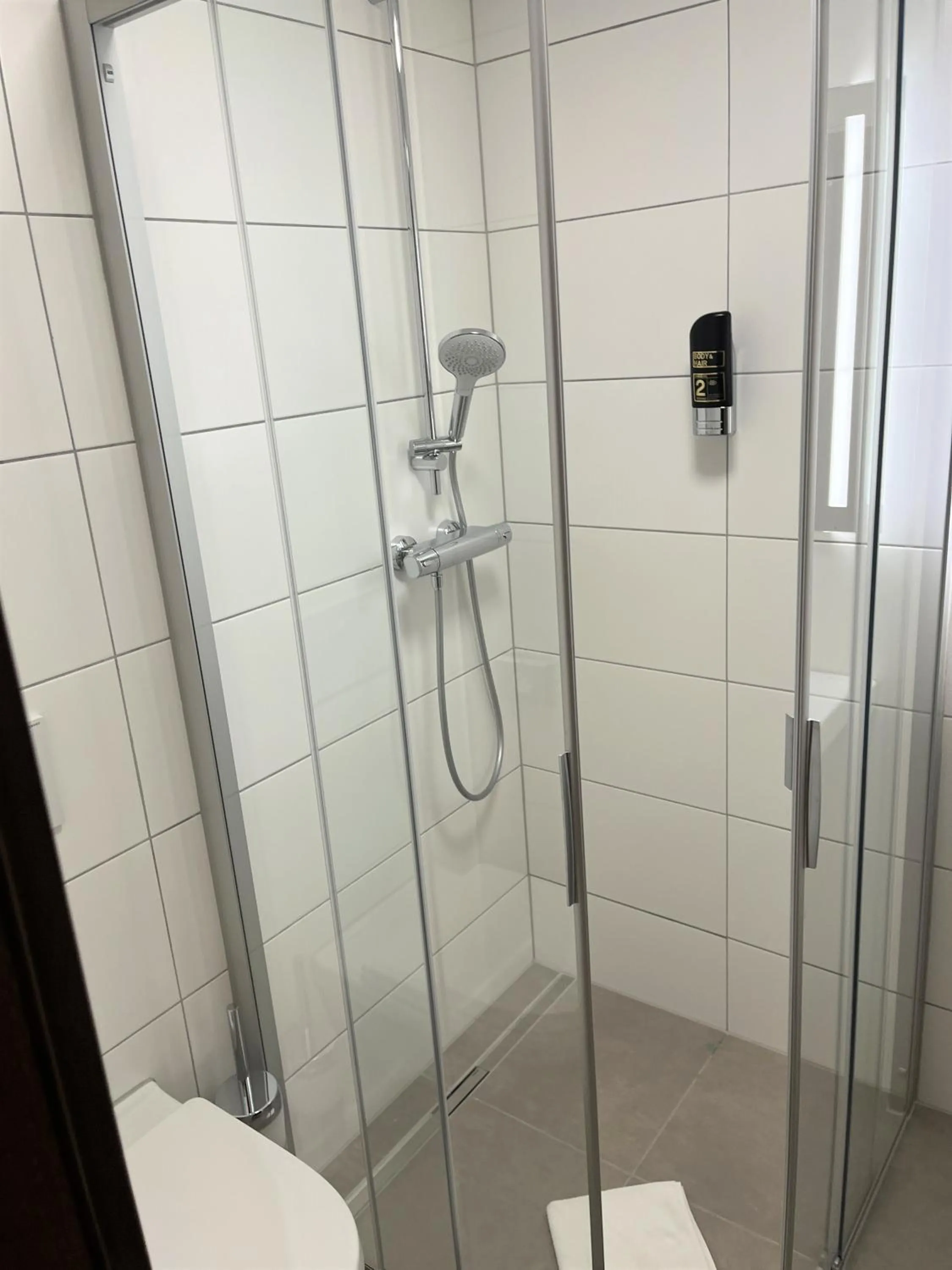 Shower in Gästehaus Forggensee