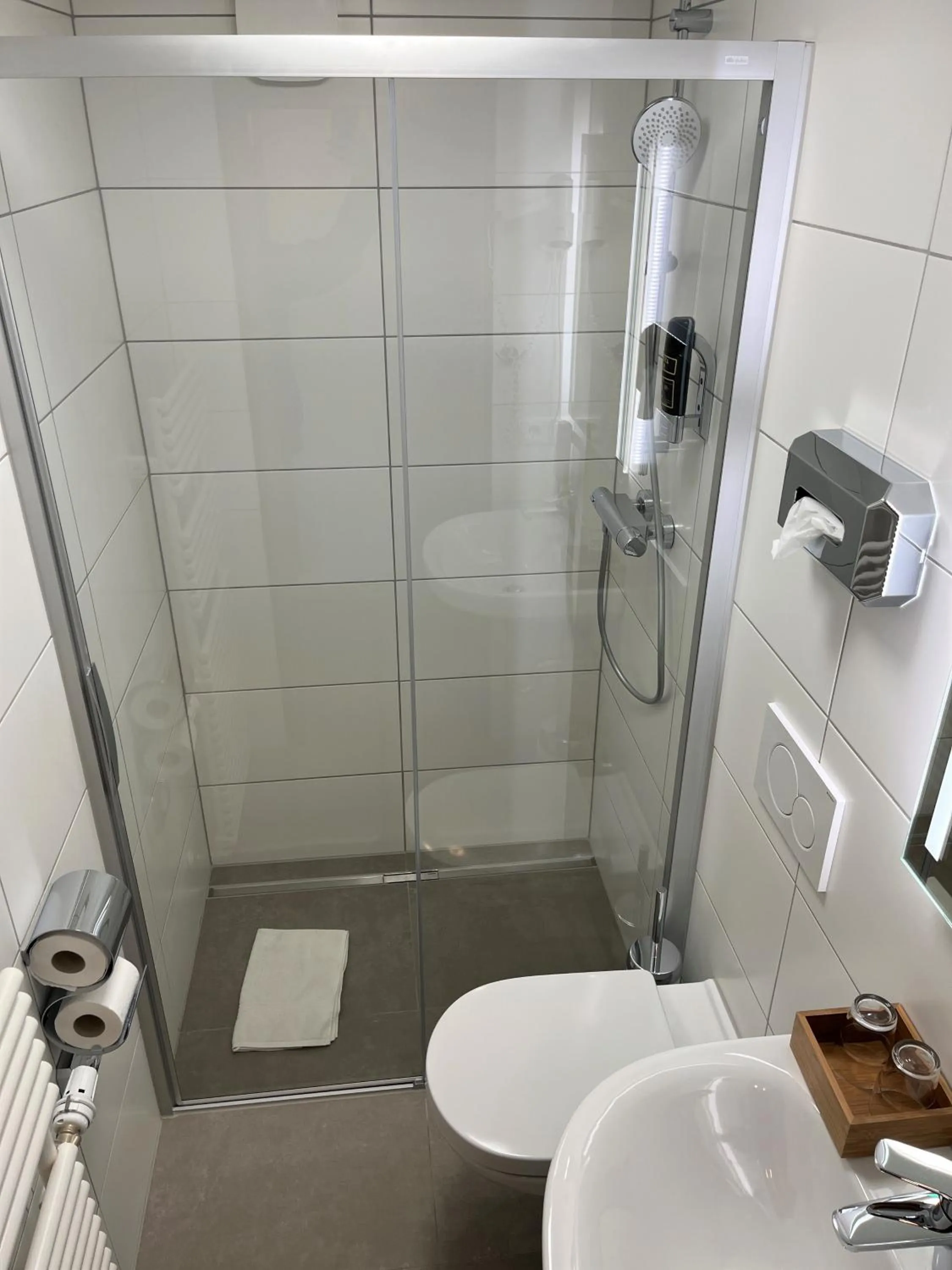 Shower in Gästehaus Forggensee