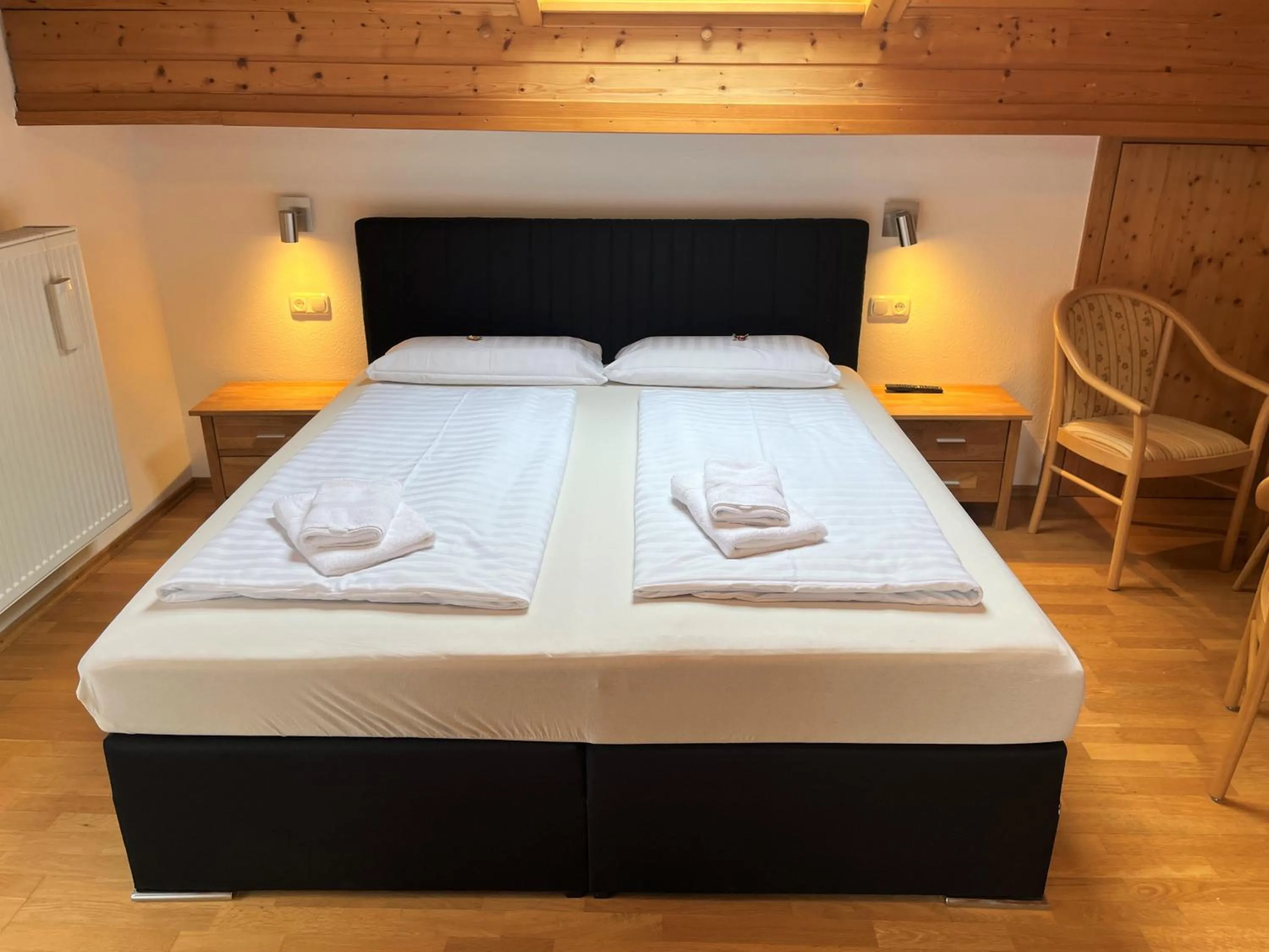 Bed in Gästehaus Forggensee