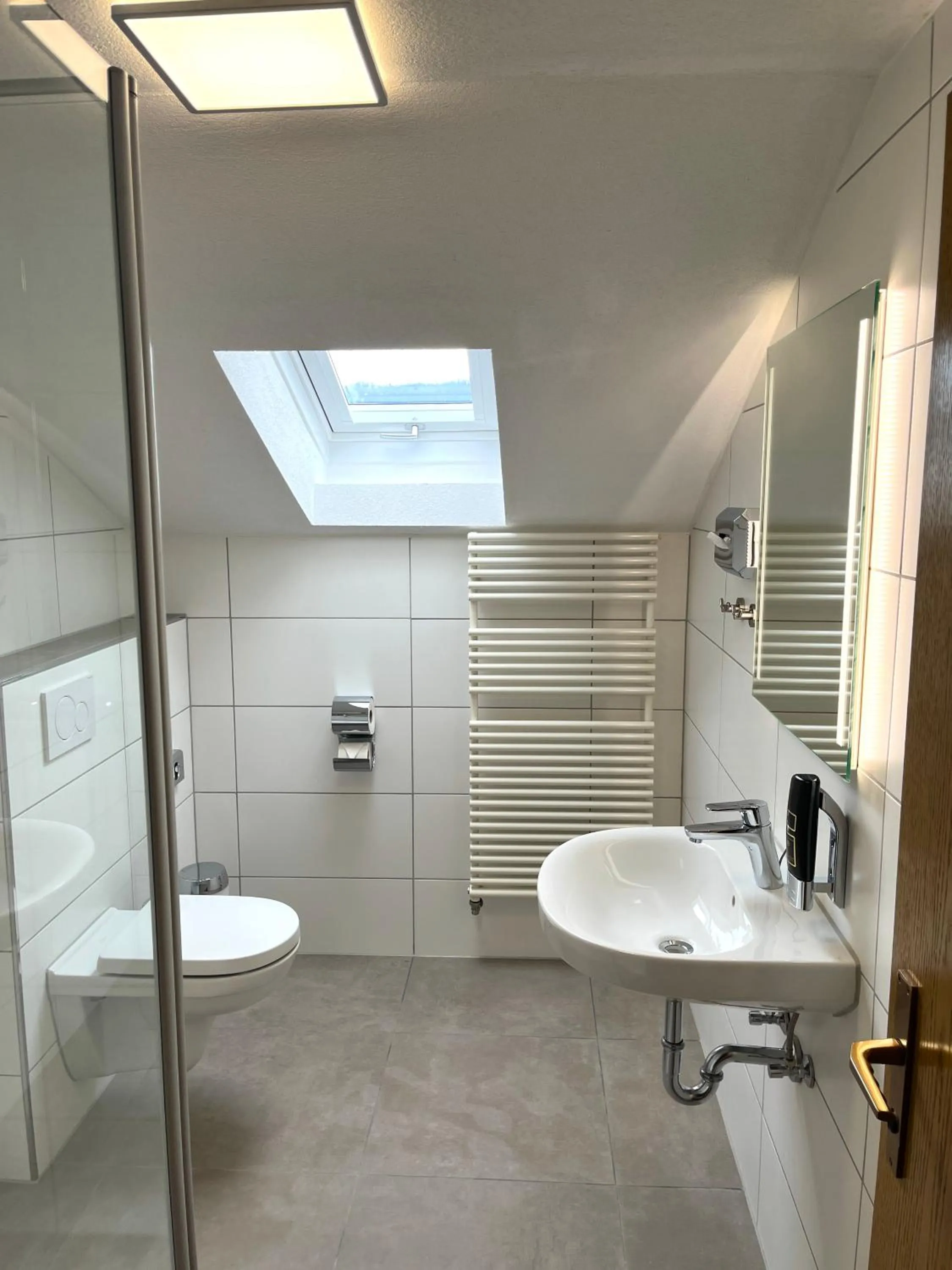 Shower in Gästehaus Forggensee