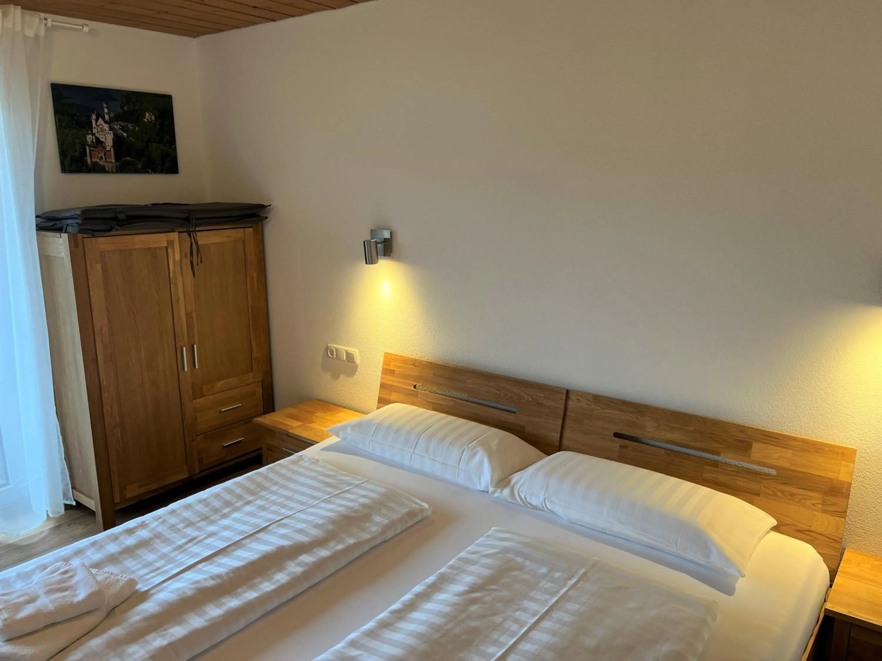 Bed in Gästehaus Forggensee