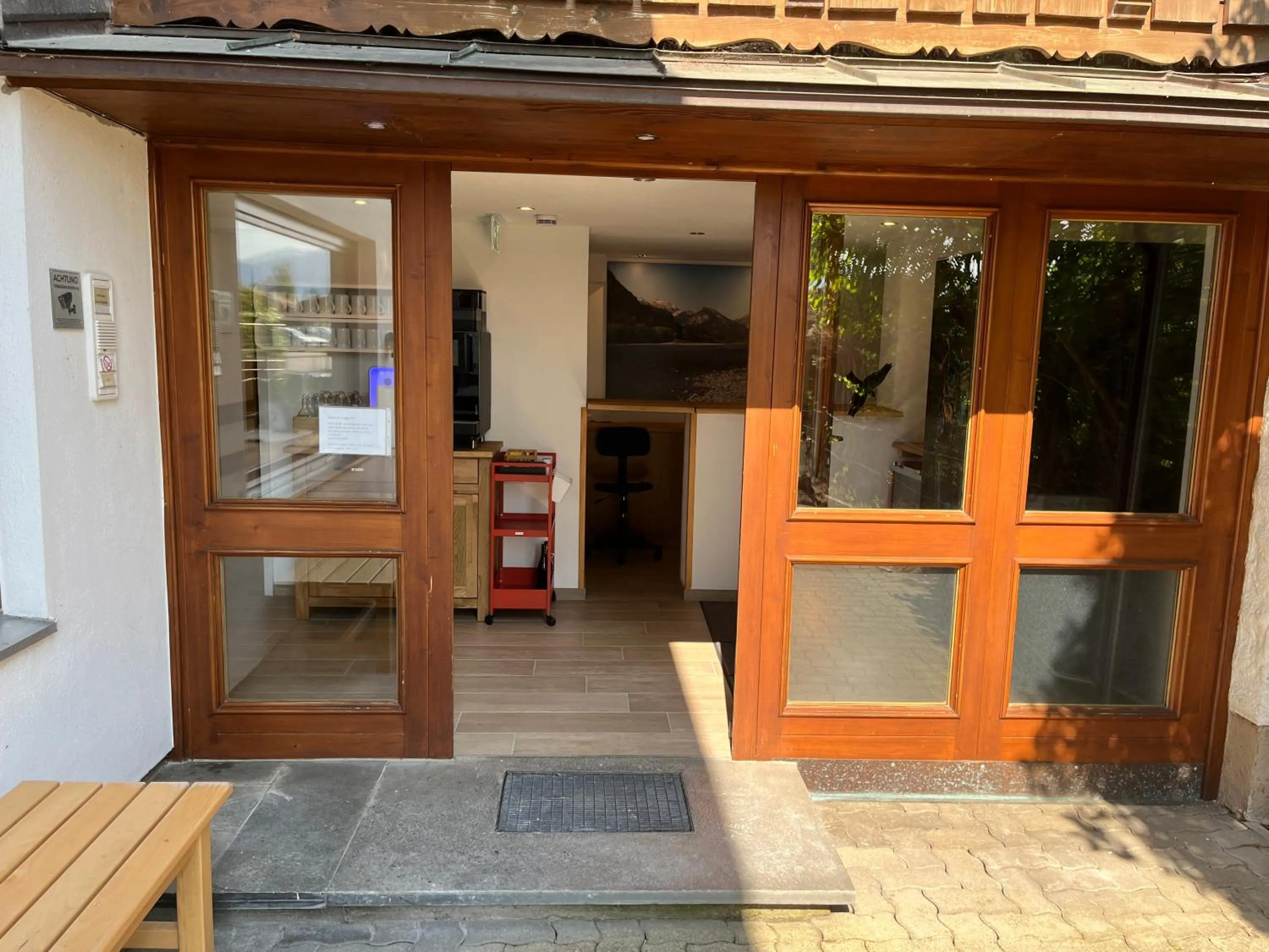 Lobby or reception in Gästehaus Forggensee