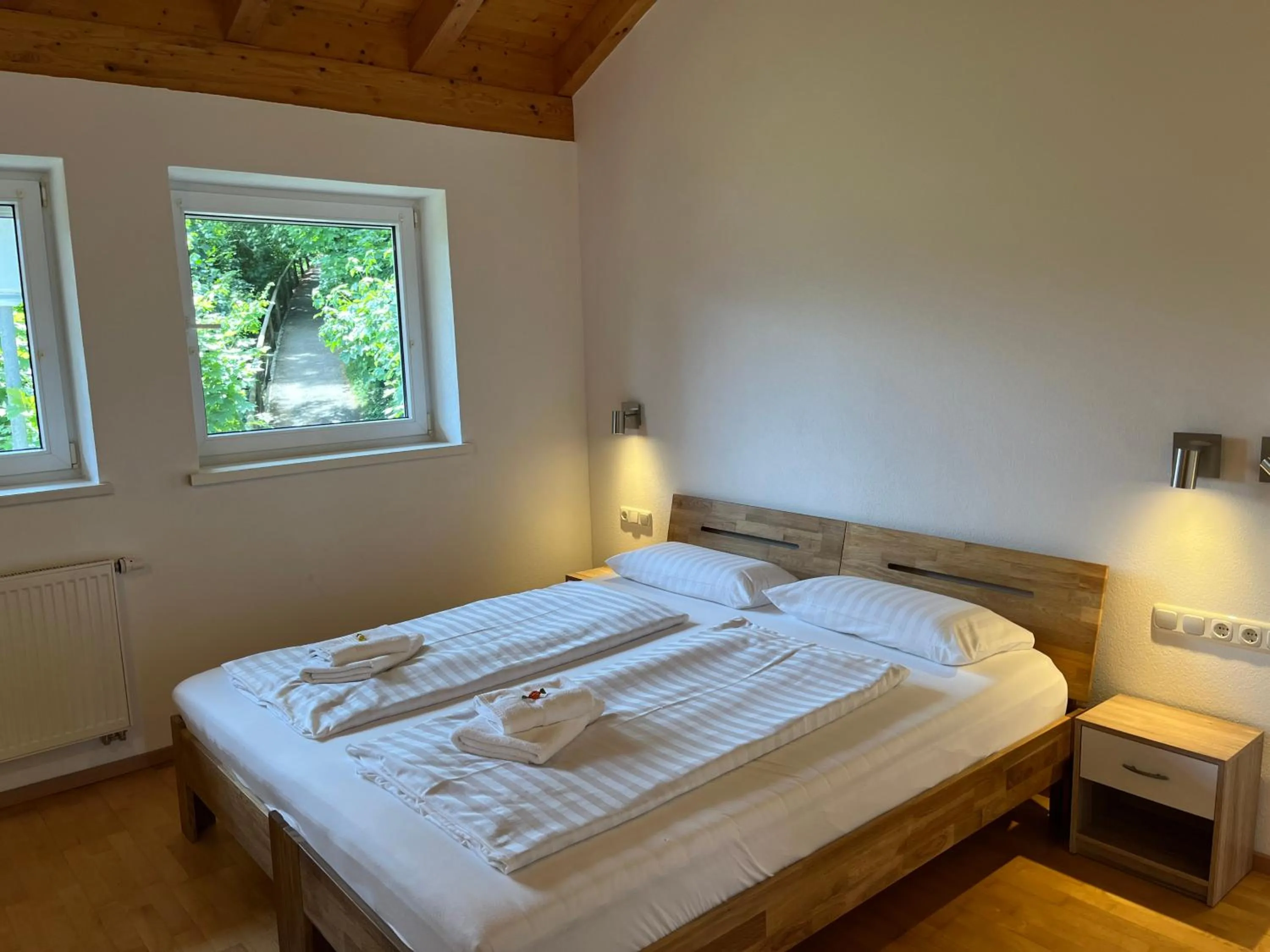 Bed in Gästehaus Forggensee