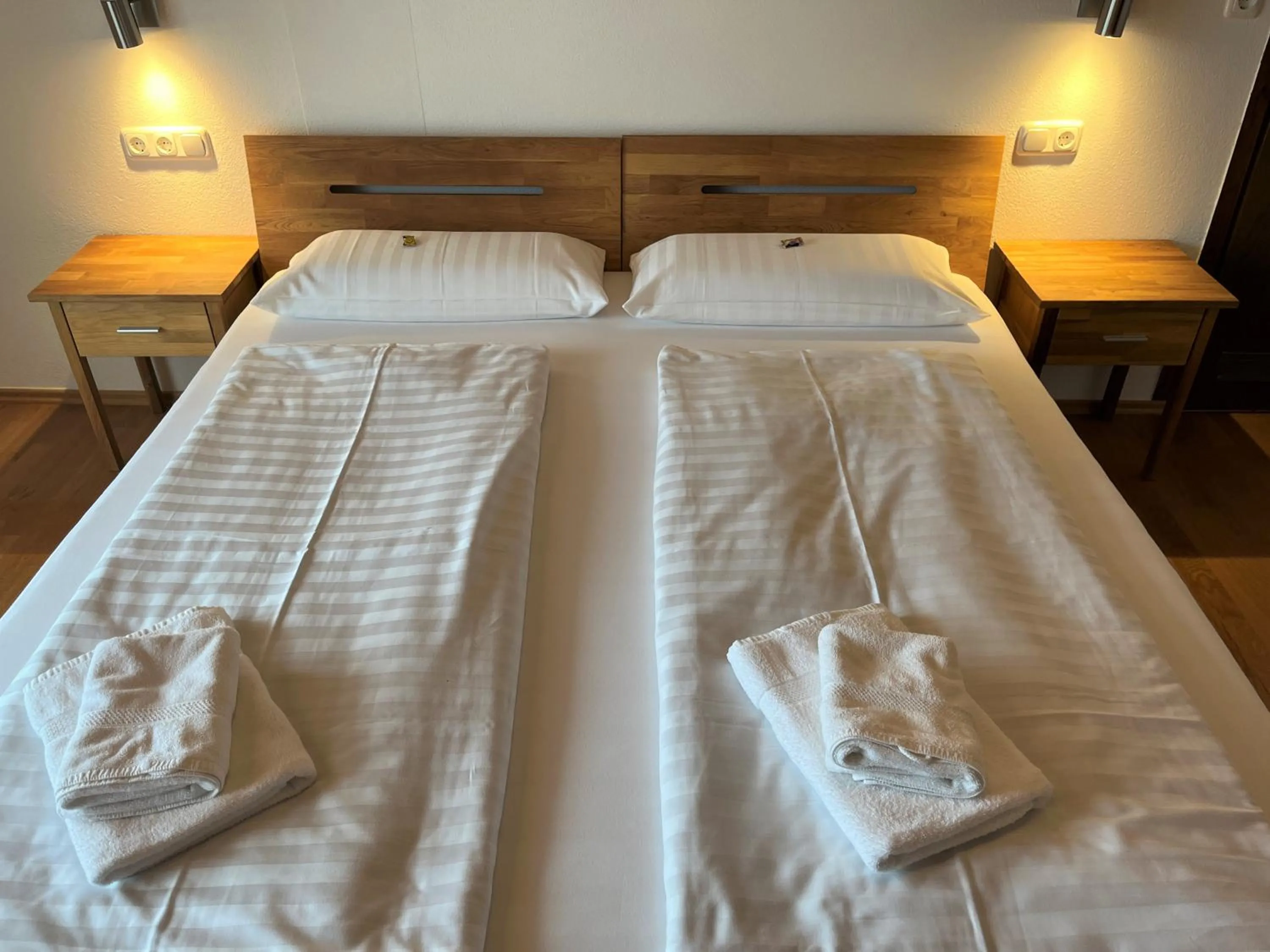 Bed in Gästehaus Forggensee