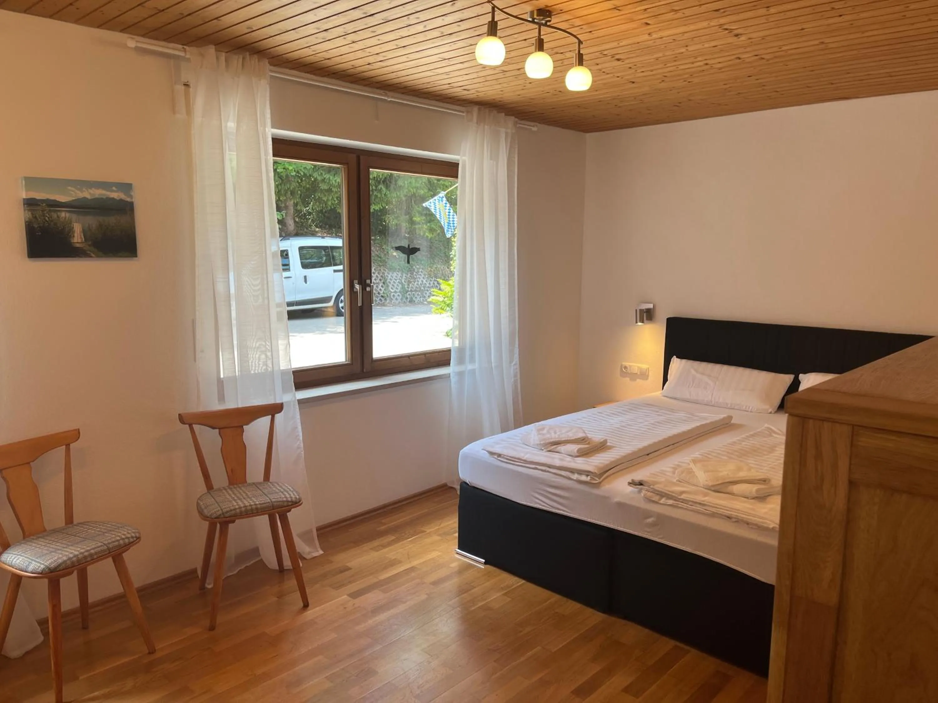 Bed in Gästehaus Forggensee