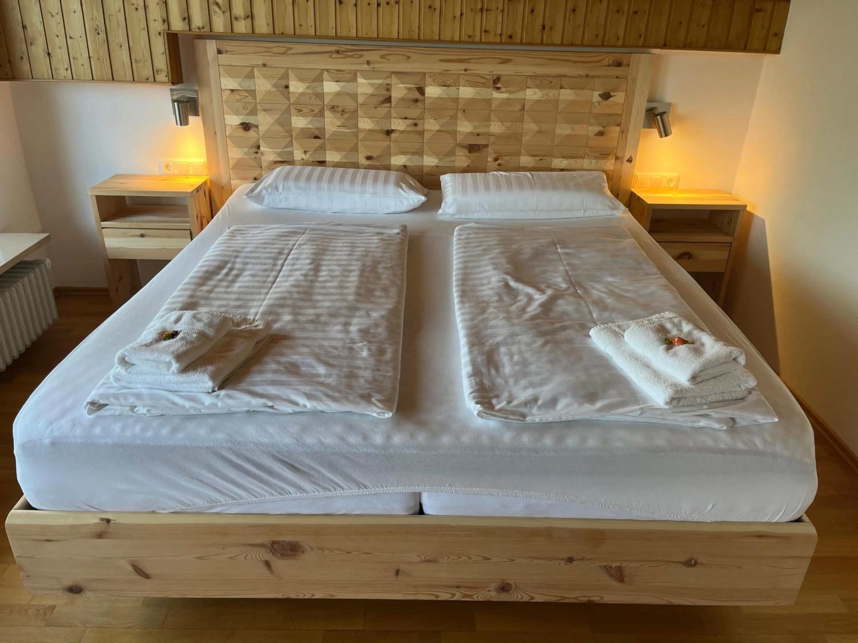 Bed in Gästehaus Forggensee