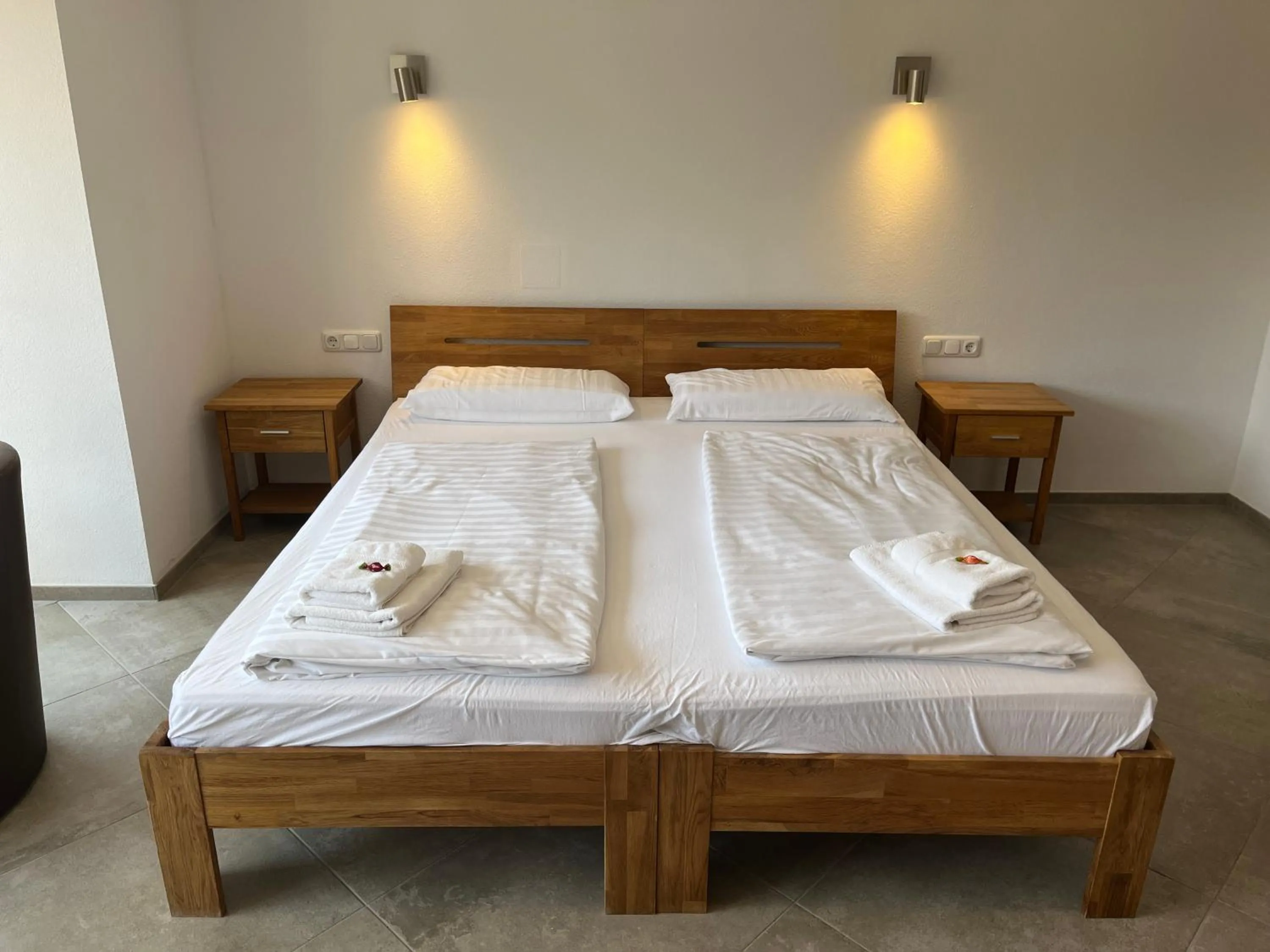 Bed in Gästehaus Forggensee
