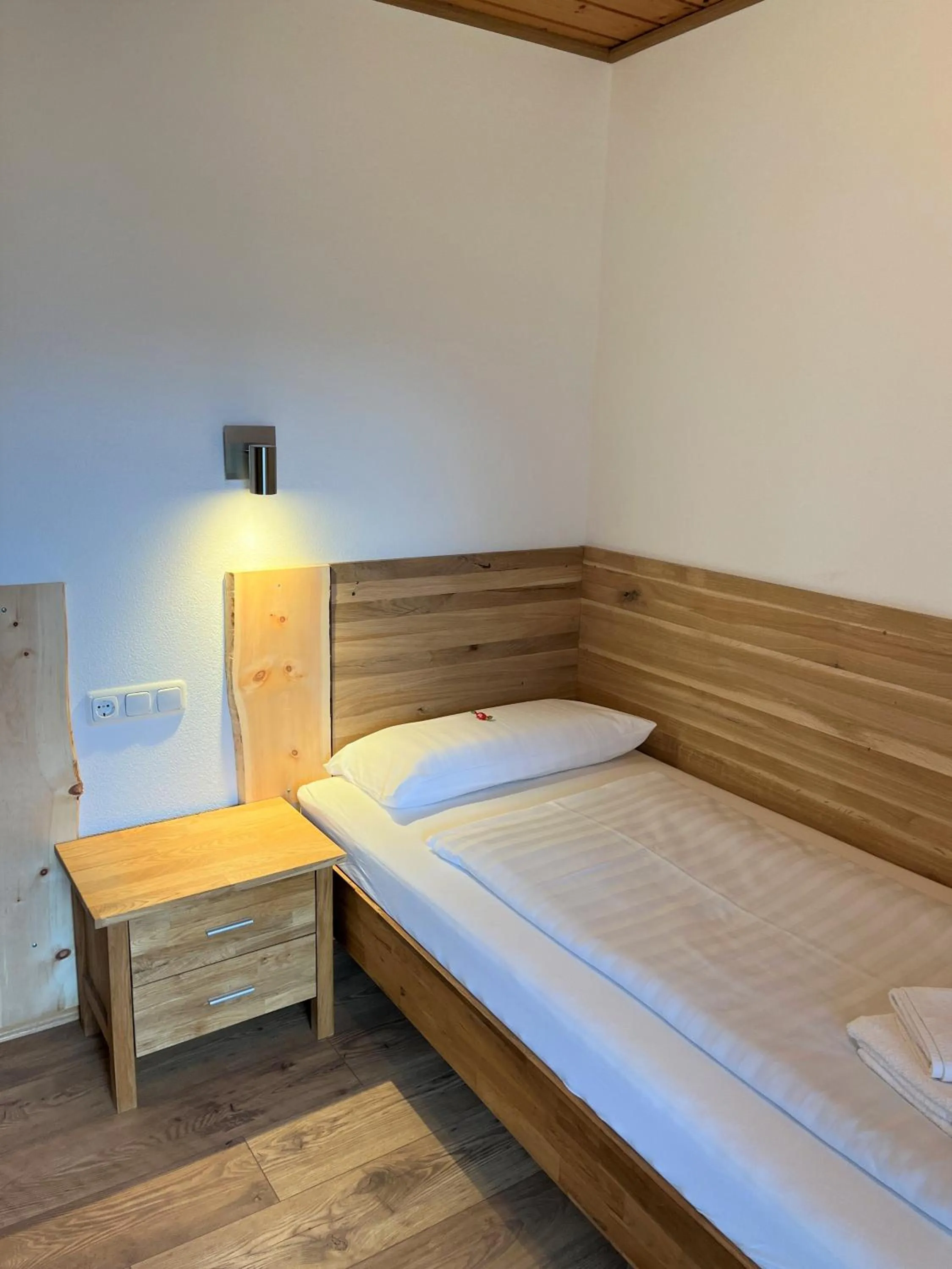 Bed in Gästehaus Forggensee