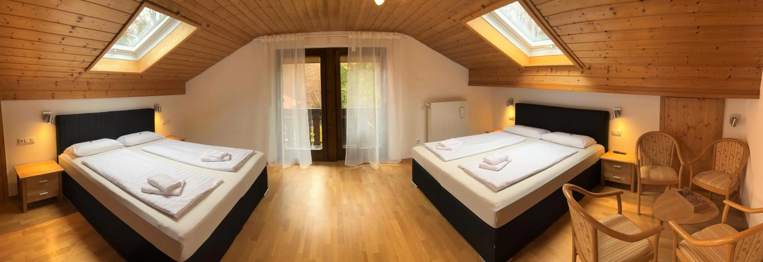 Bed in Gästehaus Forggensee