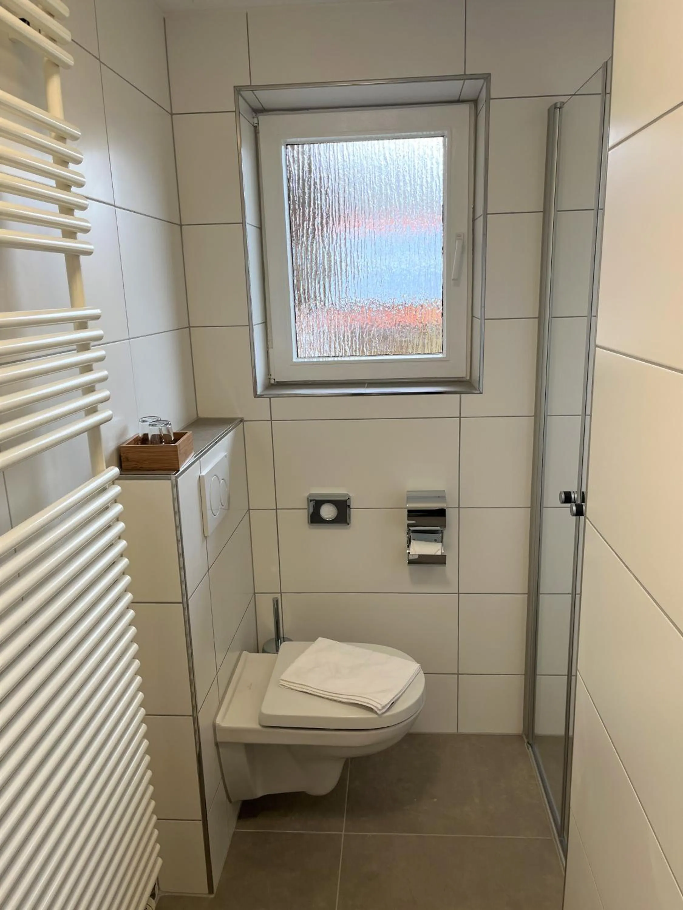 Bathroom in Gästehaus Forggensee