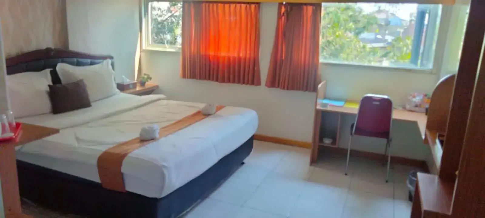 Bed in Votel Hotel De'Pratnya Kediri Bed in Votel Hotel De'Pratnya Kediri