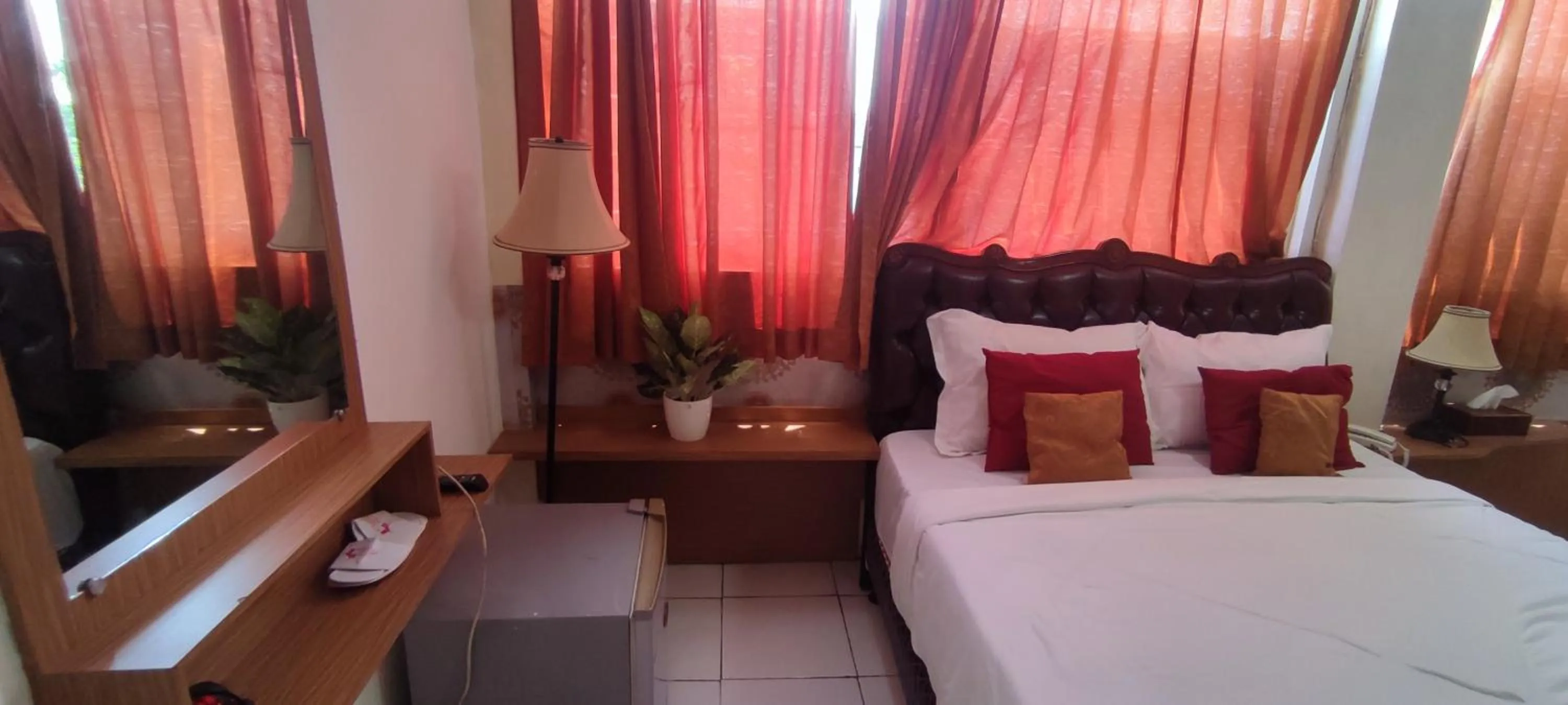 Bed in Votel Hotel De'Pratnya Kediri