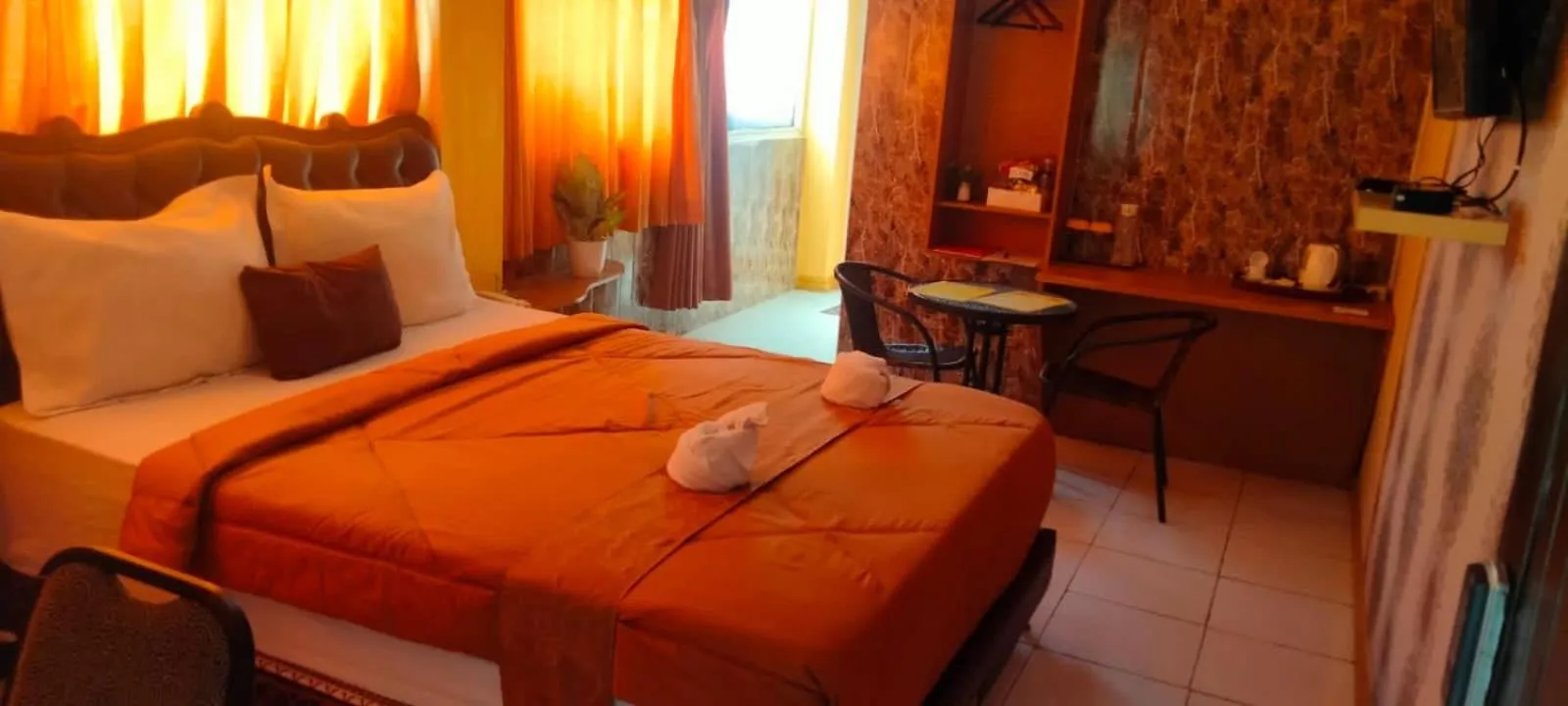 Bed in Votel Hotel De'Pratnya Kediri