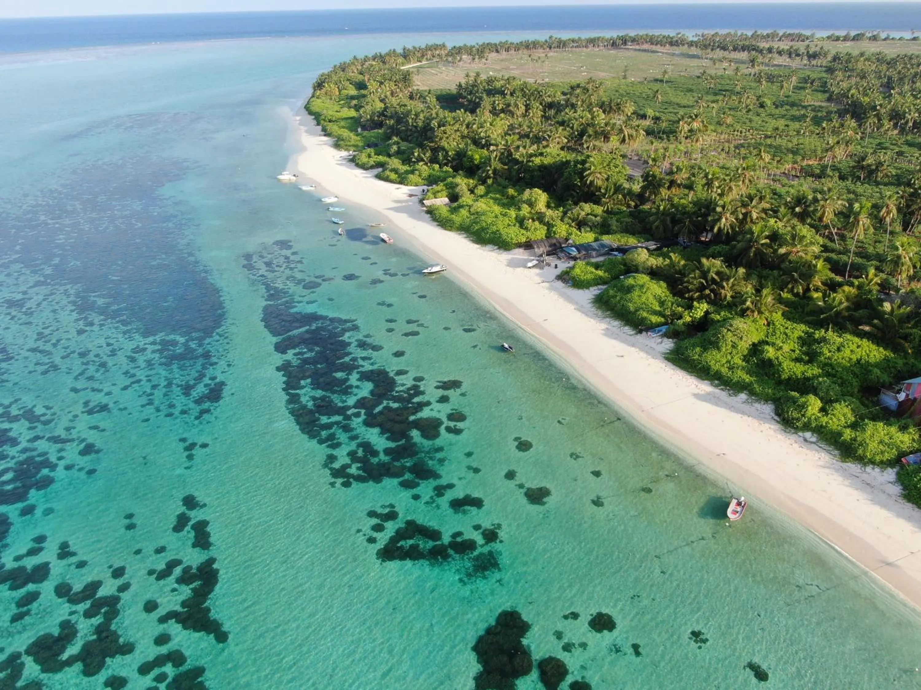 Bird's eye view in Thoddoo Island Life