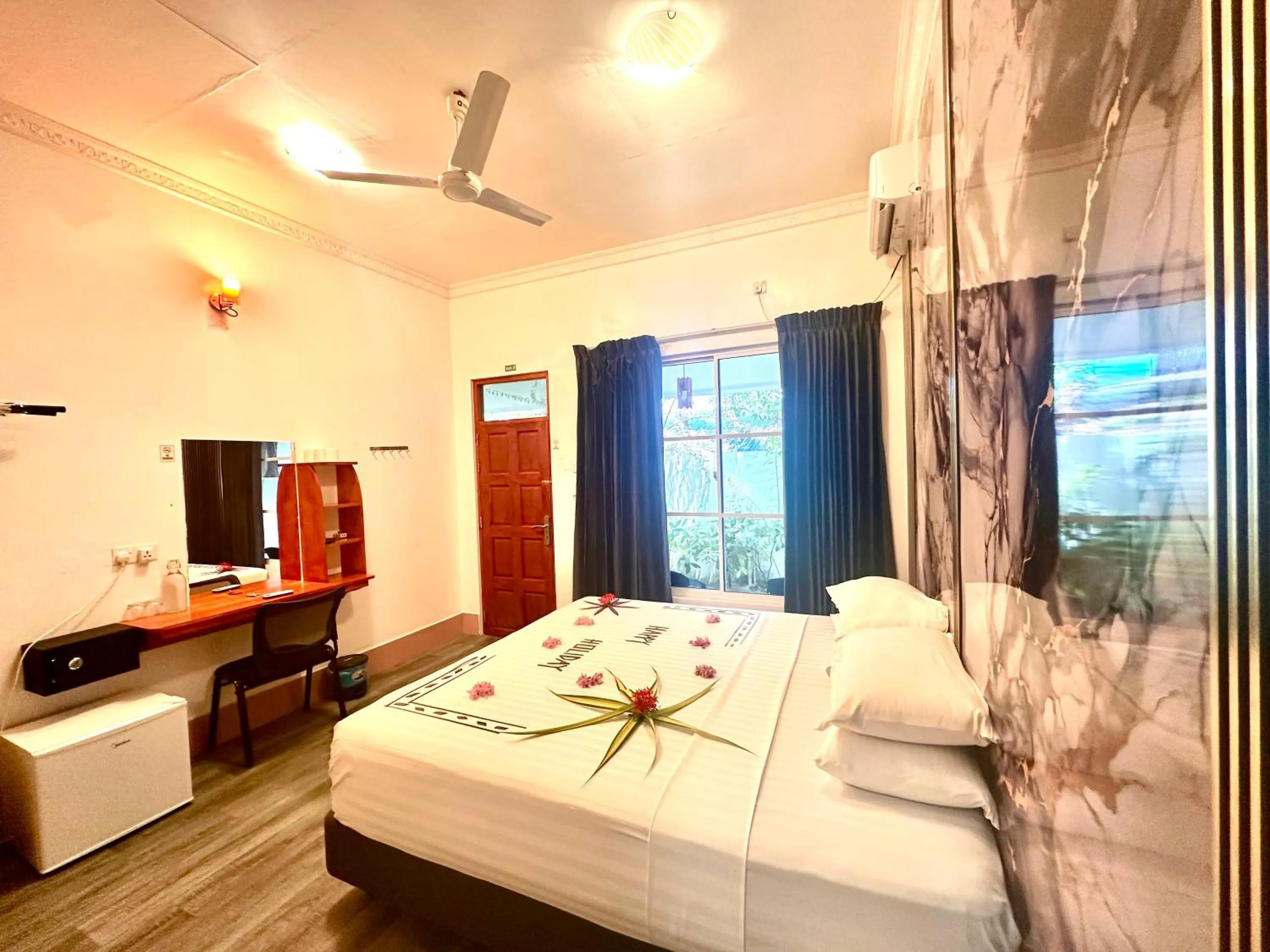 Bed in Thoddoo Island Life