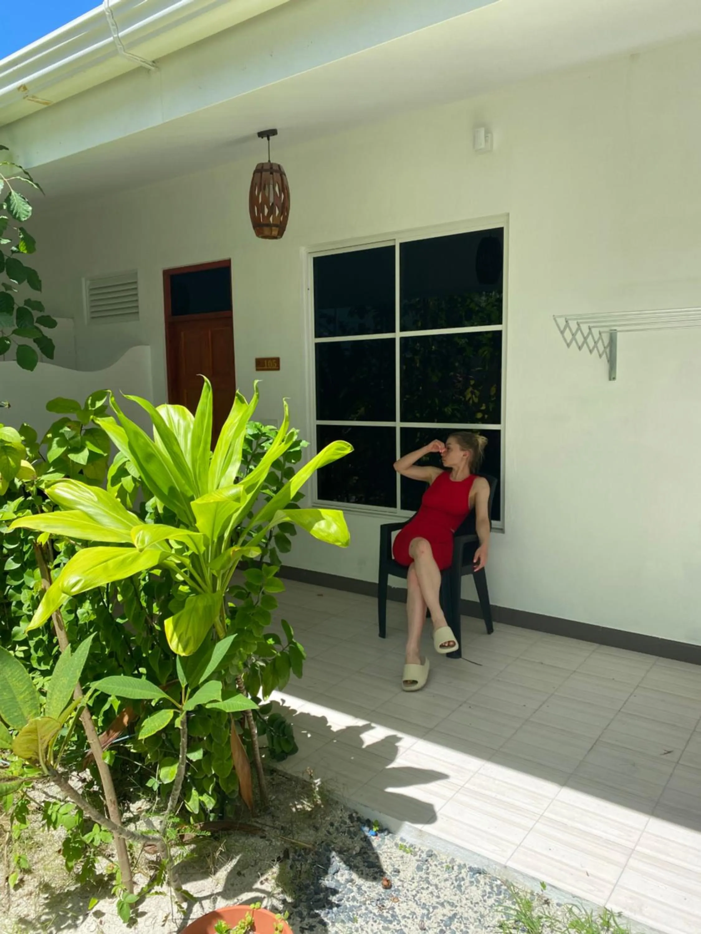 Garden view in Thoddoo Island Life