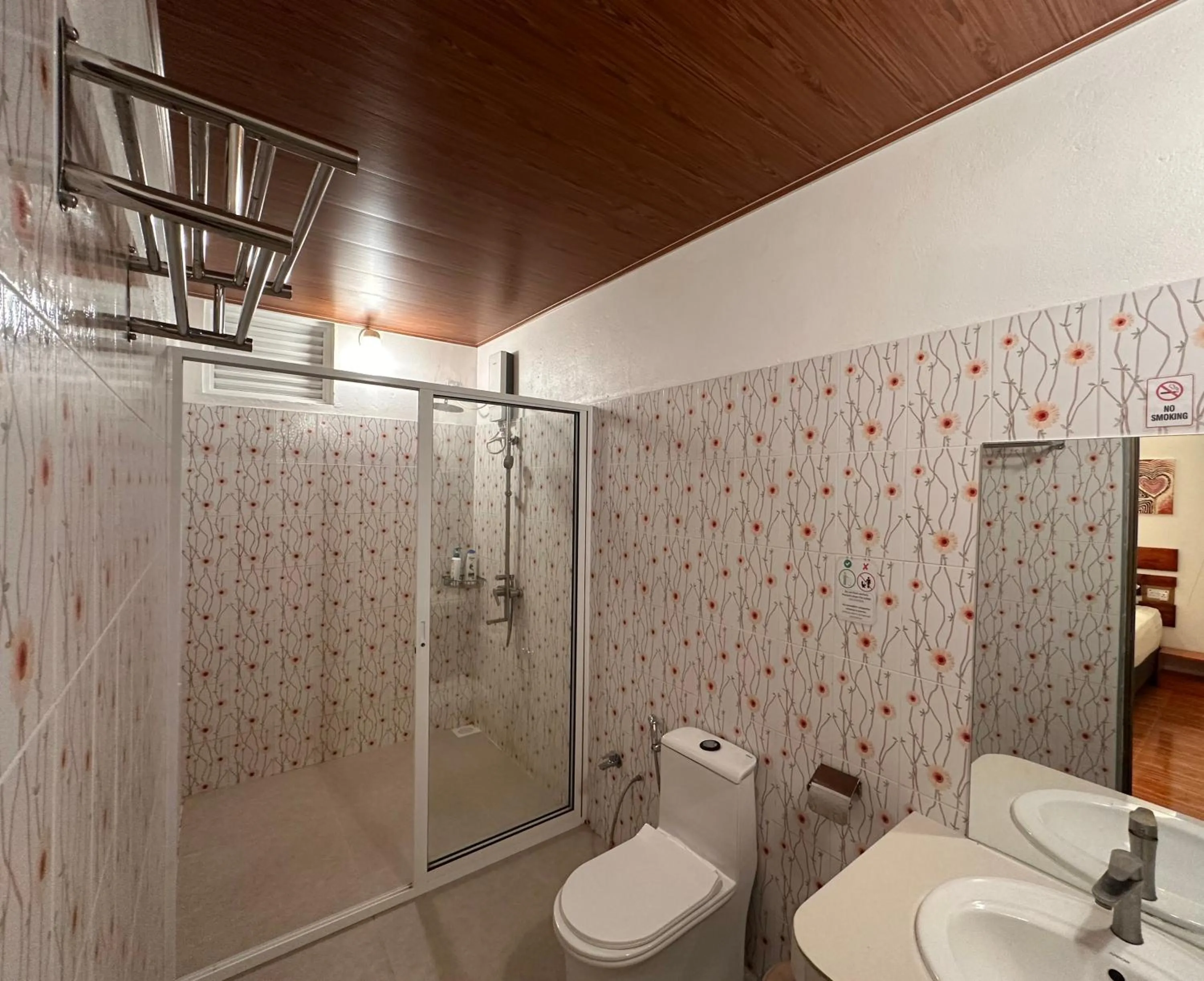 Shower in Thoddoo Island Life