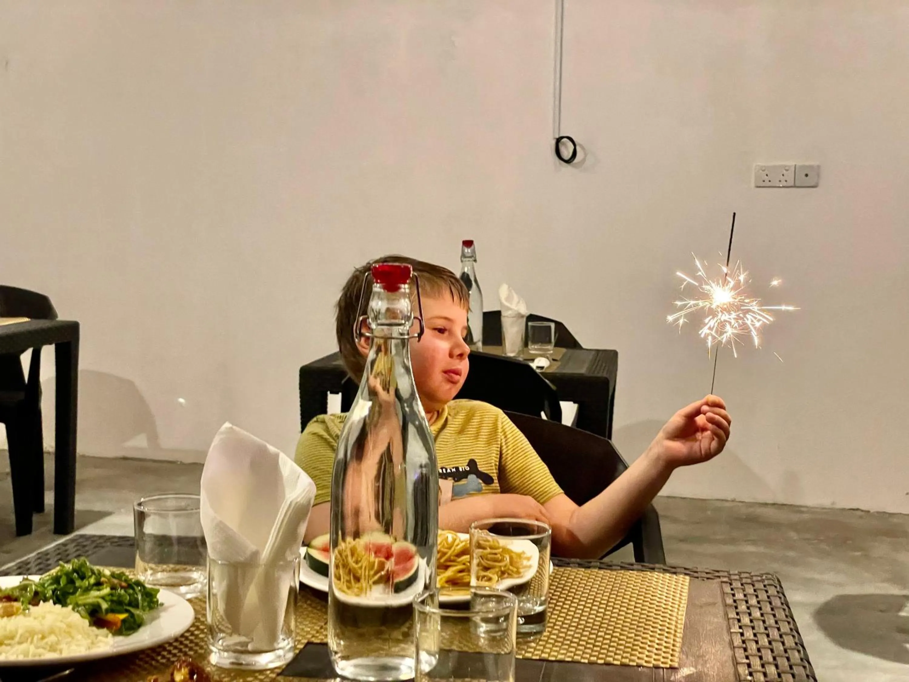 Dinner in Thoddoo Island Life