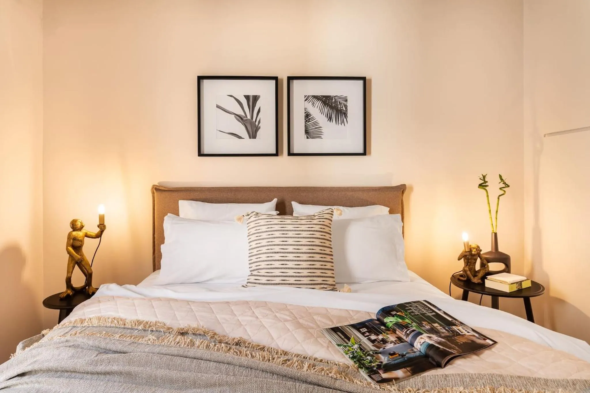 Other, Bed in Acropolis View 2-Bedroom Apt, Minimal-Safari Vibe, Big Balcony!