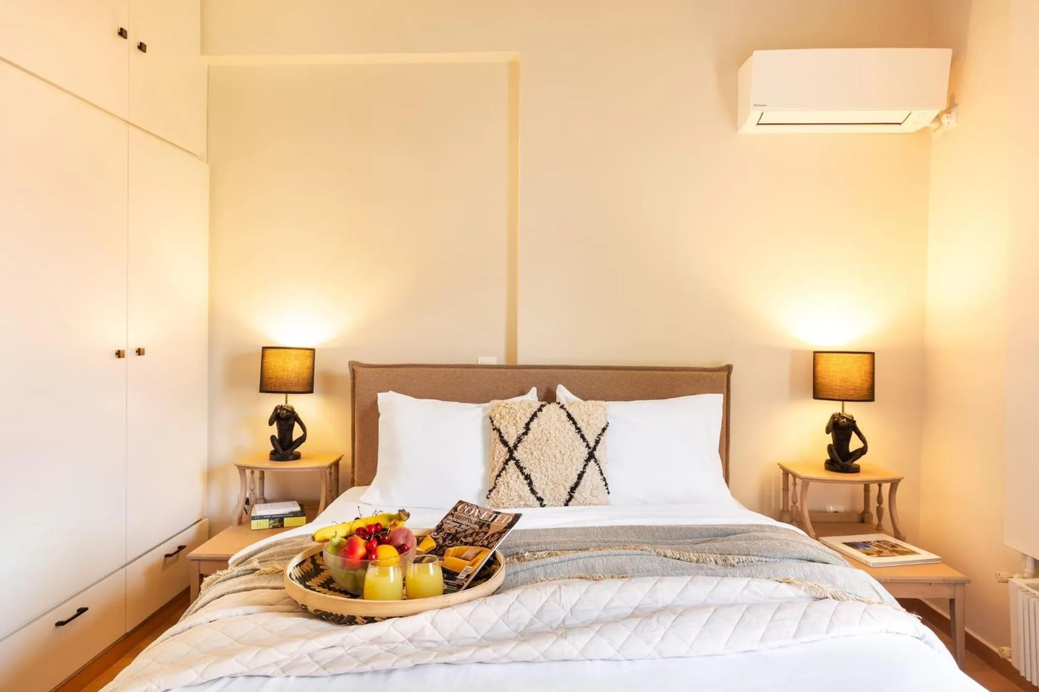 Other, Bed in Acropolis View 2-Bedroom Apt, Minimal-Safari Vibe, Big Balcony!