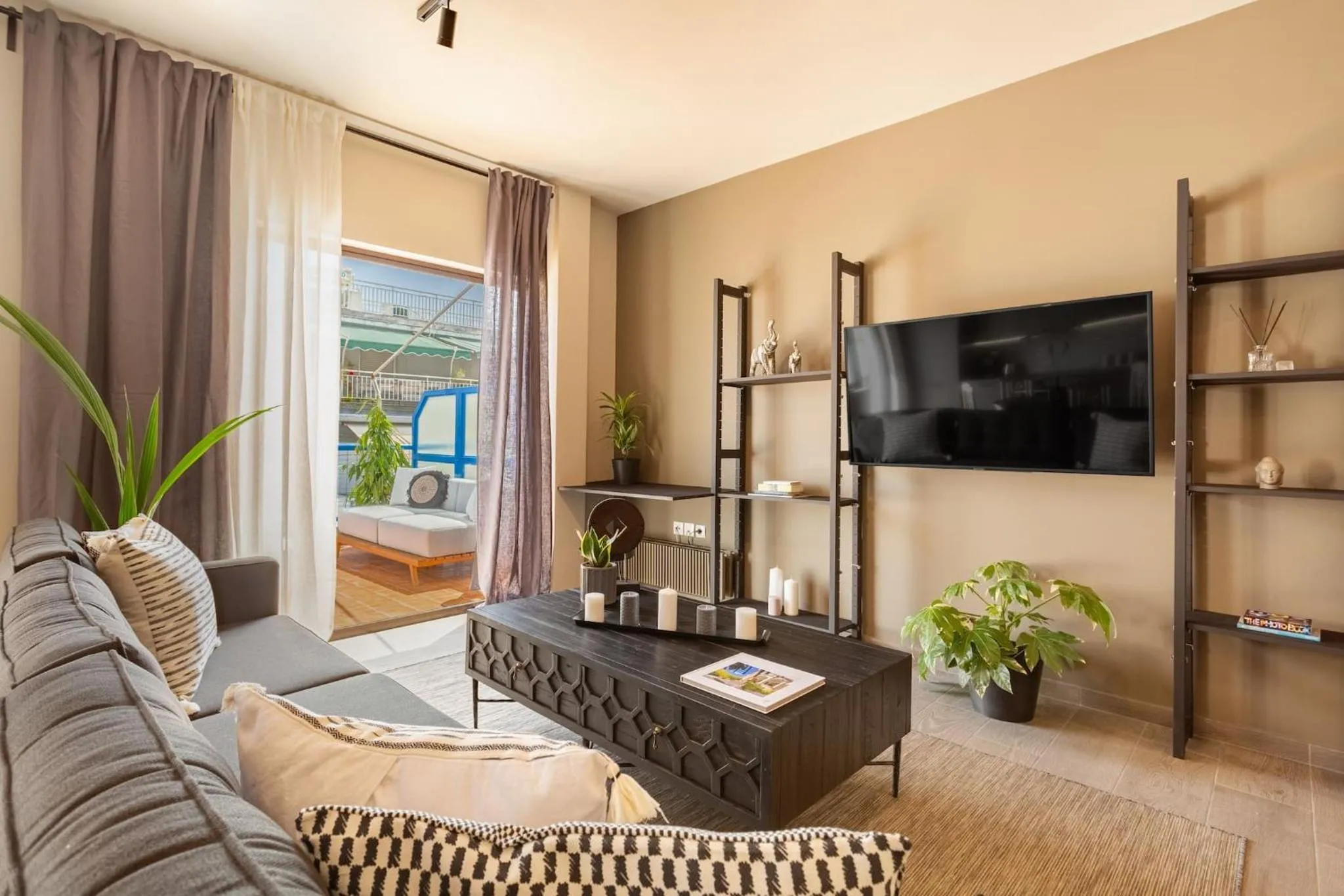 Other in Acropolis View 2-Bedroom Apt, Minimal-Safari Vibe, Big Balcony!