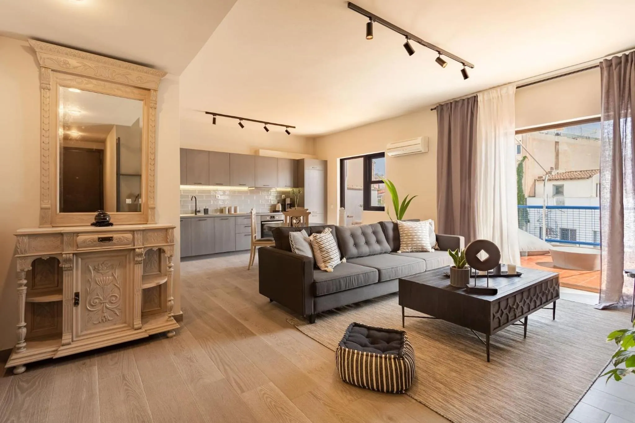 Other in Acropolis View 2-Bedroom Apt, Minimal-Safari Vibe, Big Balcony!