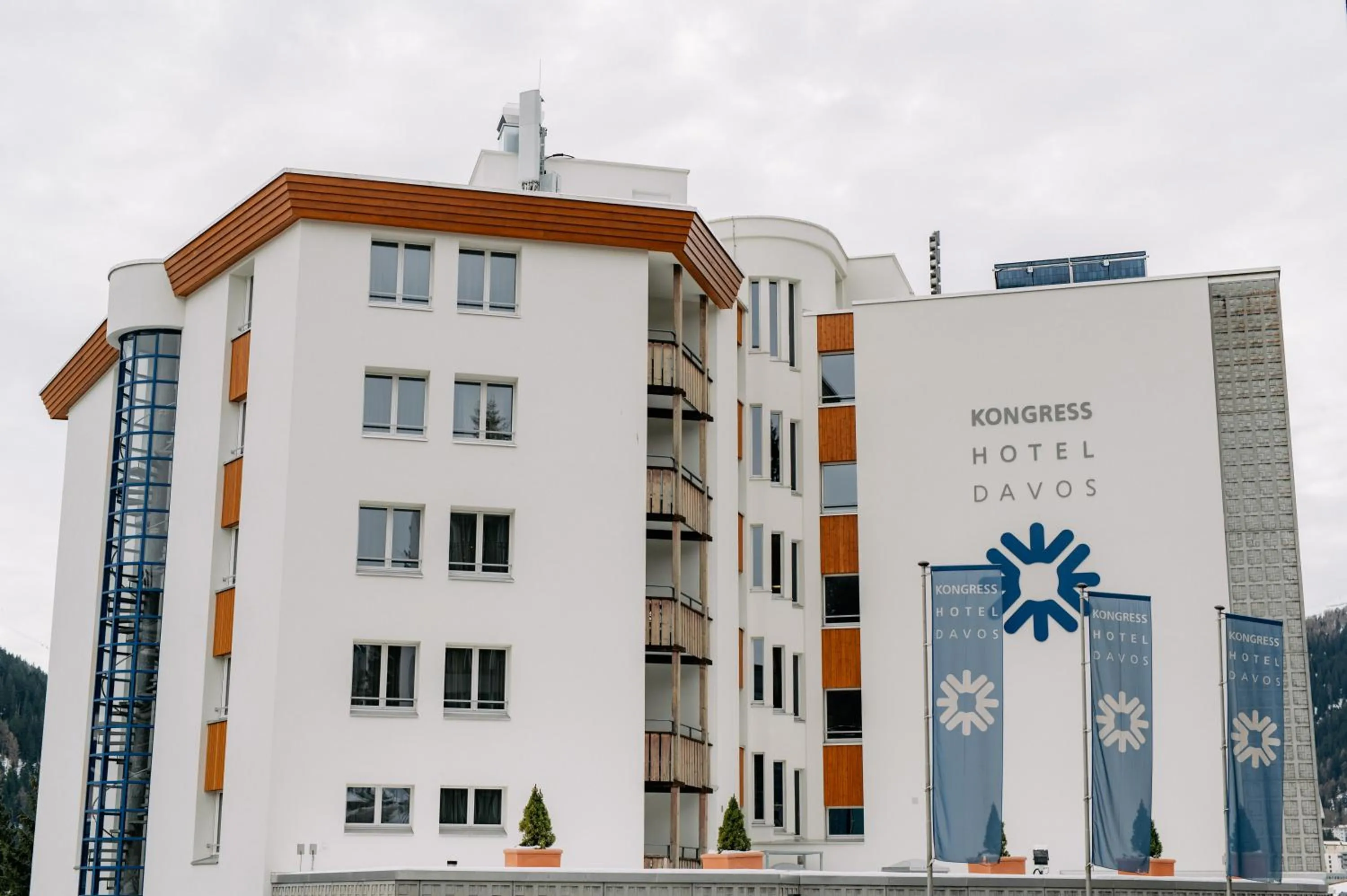 Property building in Kongress Hotel Davos