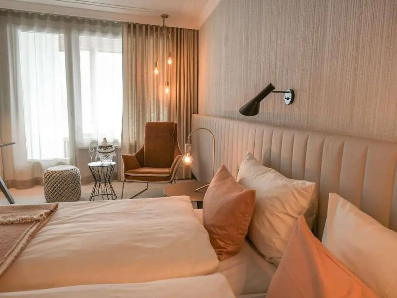 Double Room Garden View in Kongress Hotel Davos Double Room Garden View in Kongress Hotel Davos