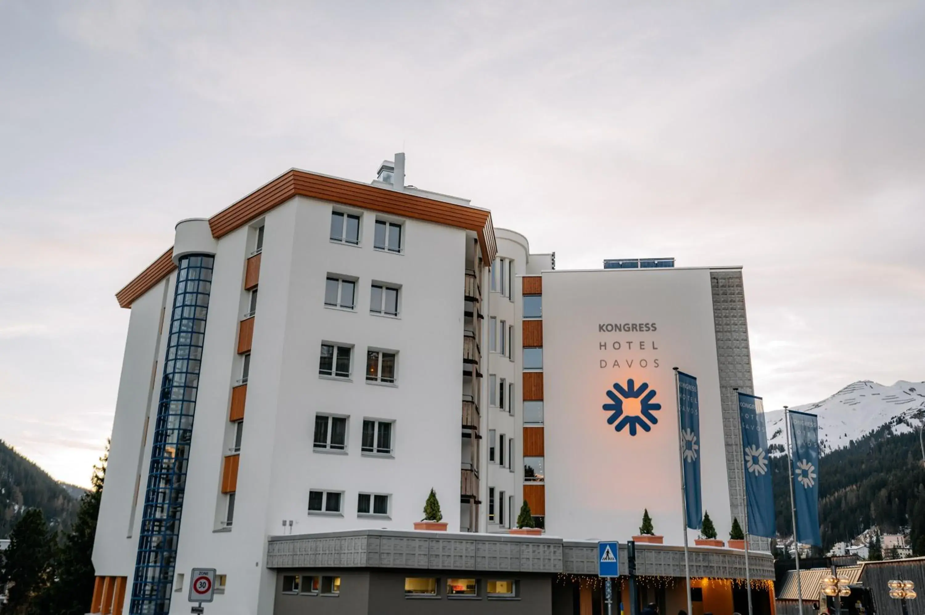 Property building in Kongress Hotel Davos Property building in Kongress Hotel Davos