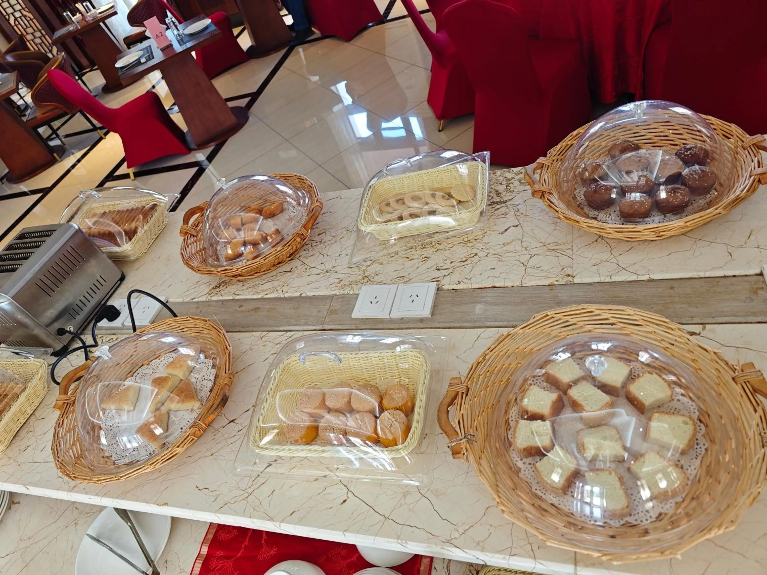 Buffet breakfast in Golden Peacock Hotel Blantyre