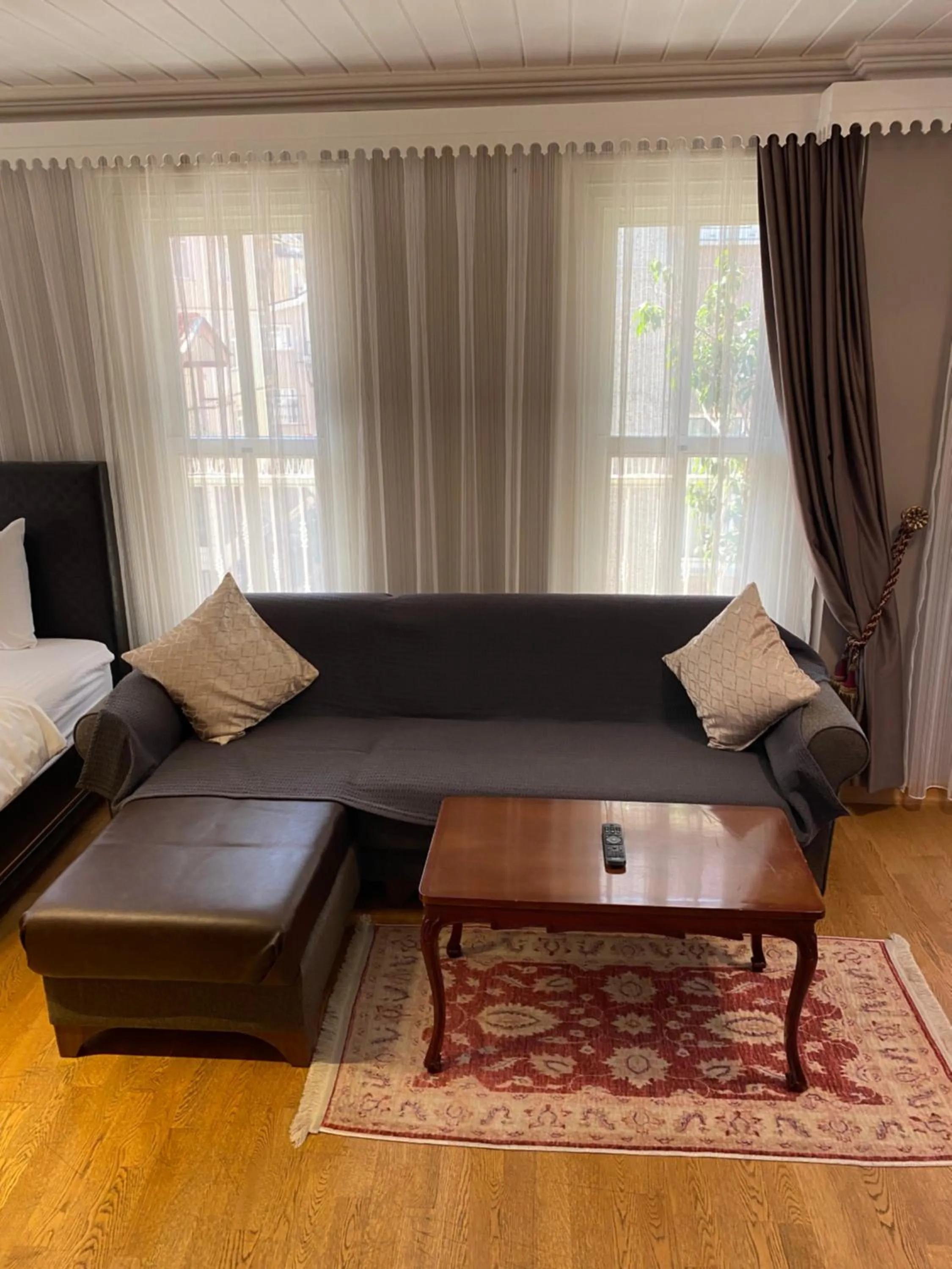 Seating area in Bosphorus Bridge