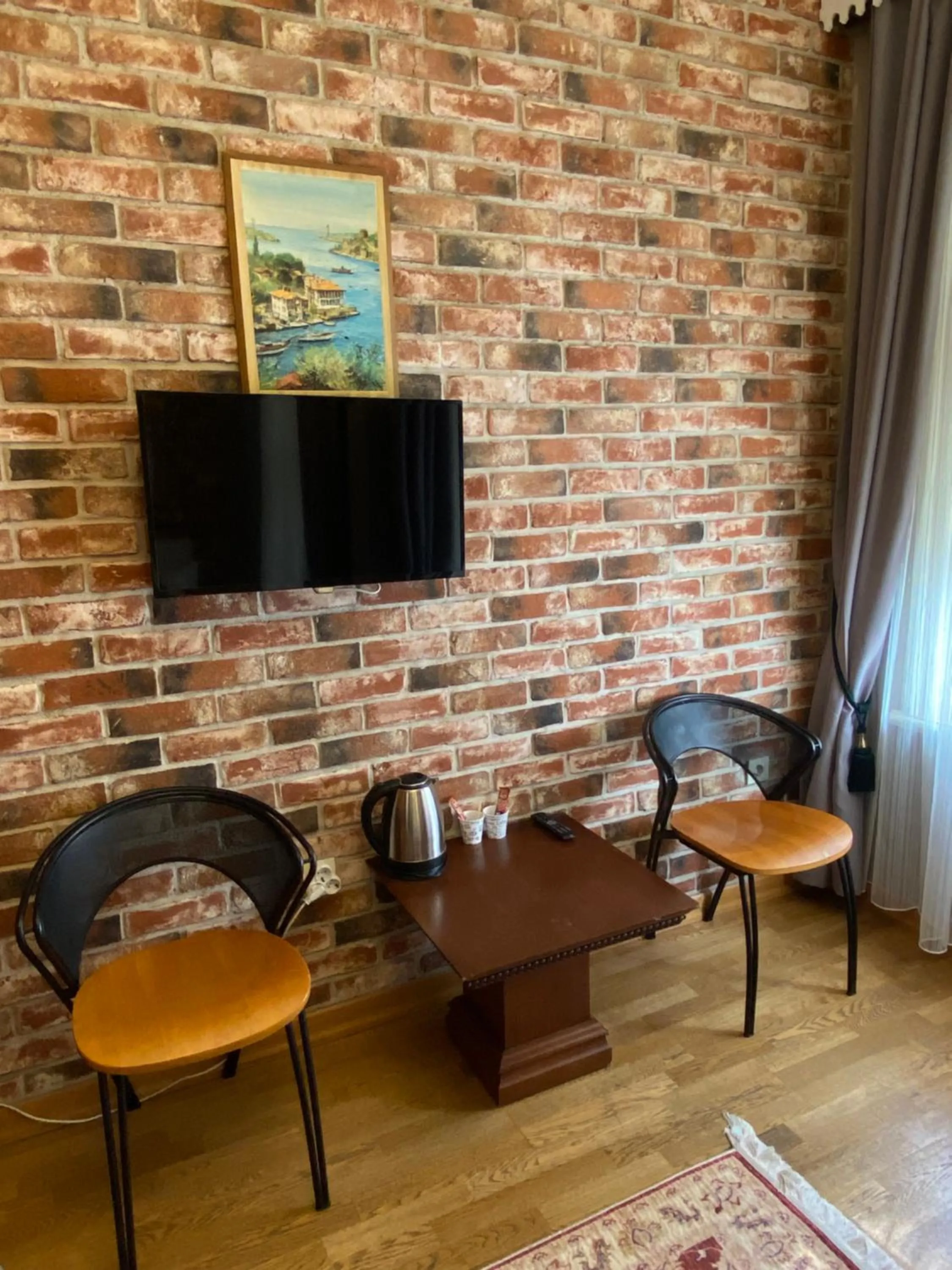 Seating area in Bosphorus Bridge