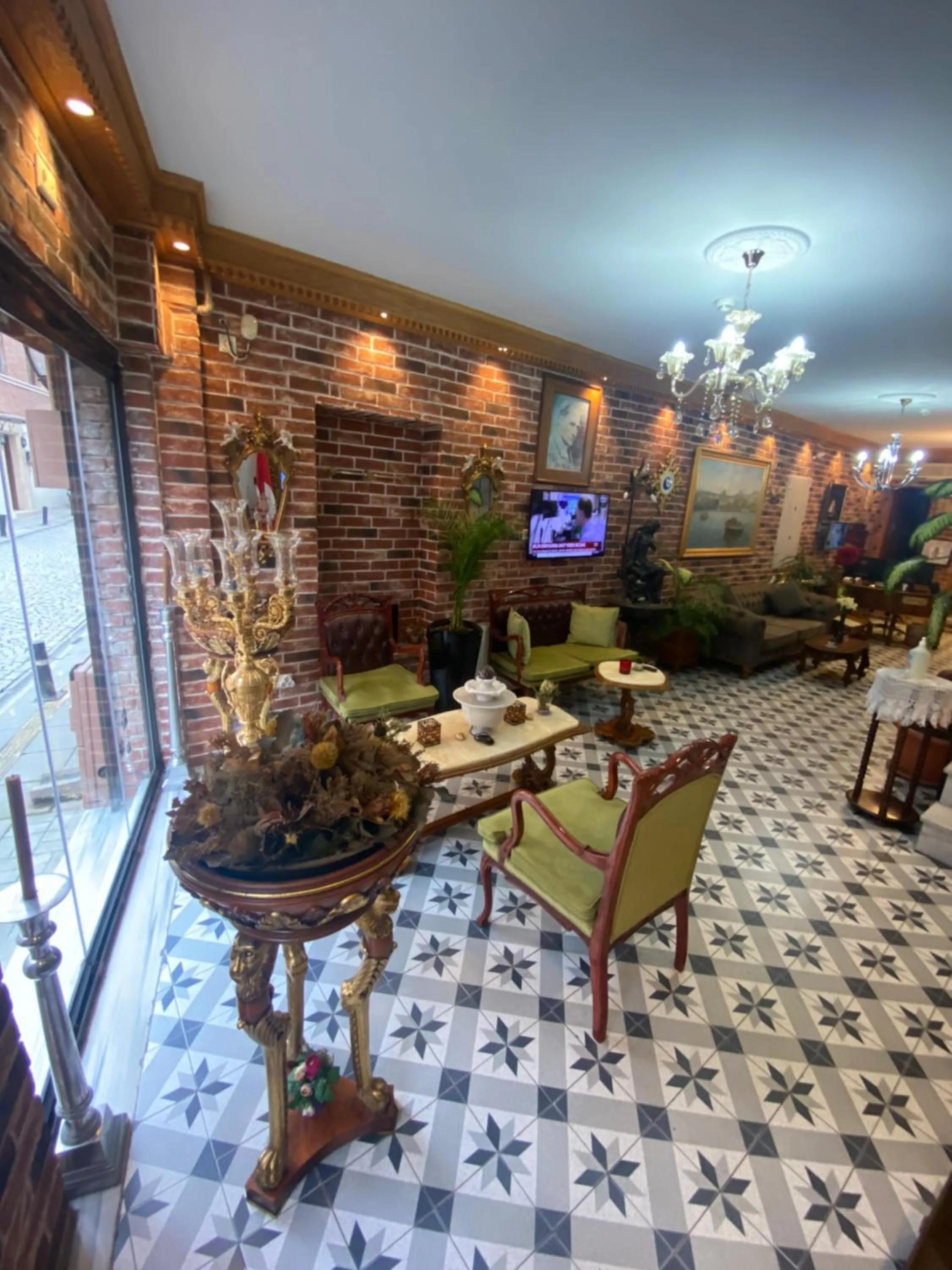 Seating area in Bosphorus Bridge