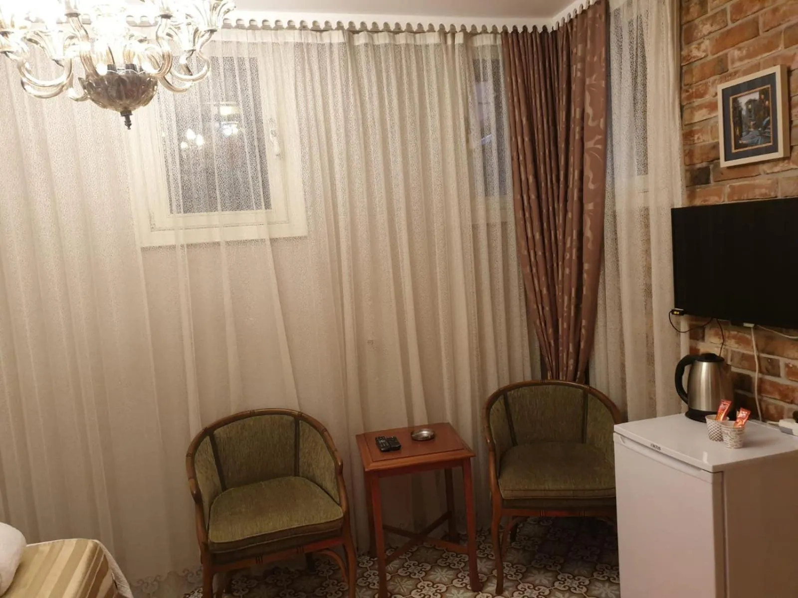 Seating area in Bosphorus Bridge