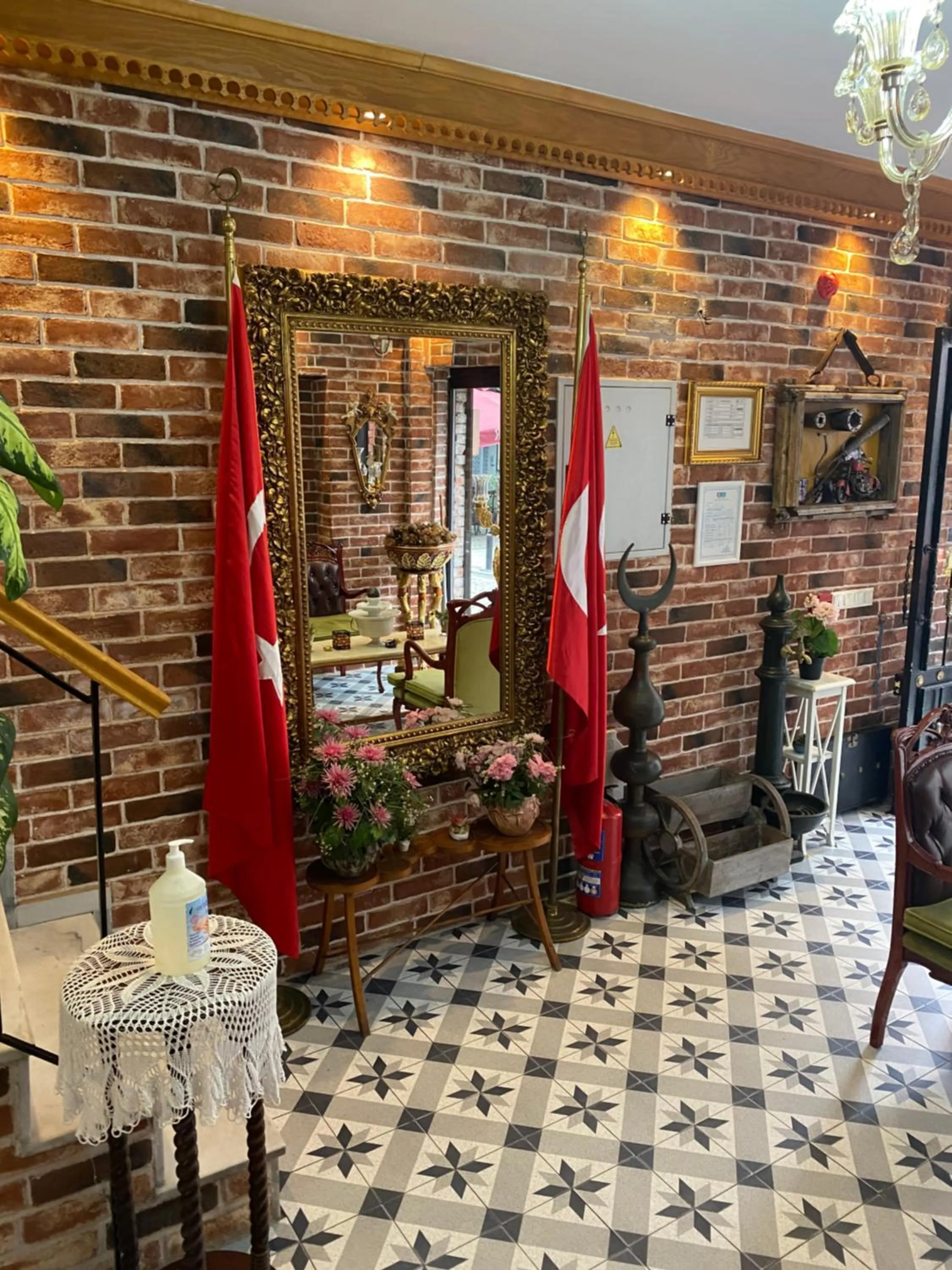 Seating area in Bosphorus Bridge