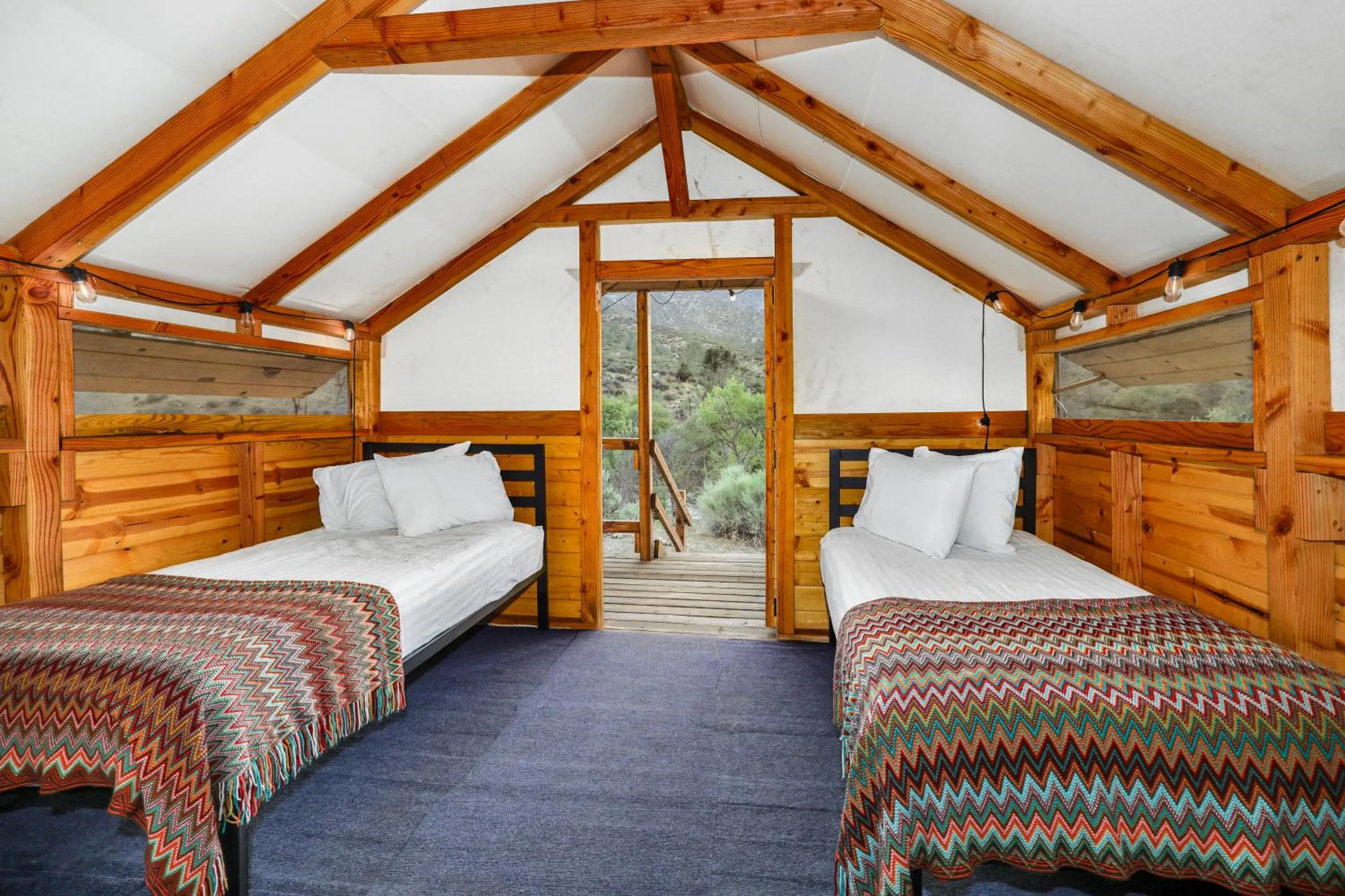 Bed in SoCal Camping