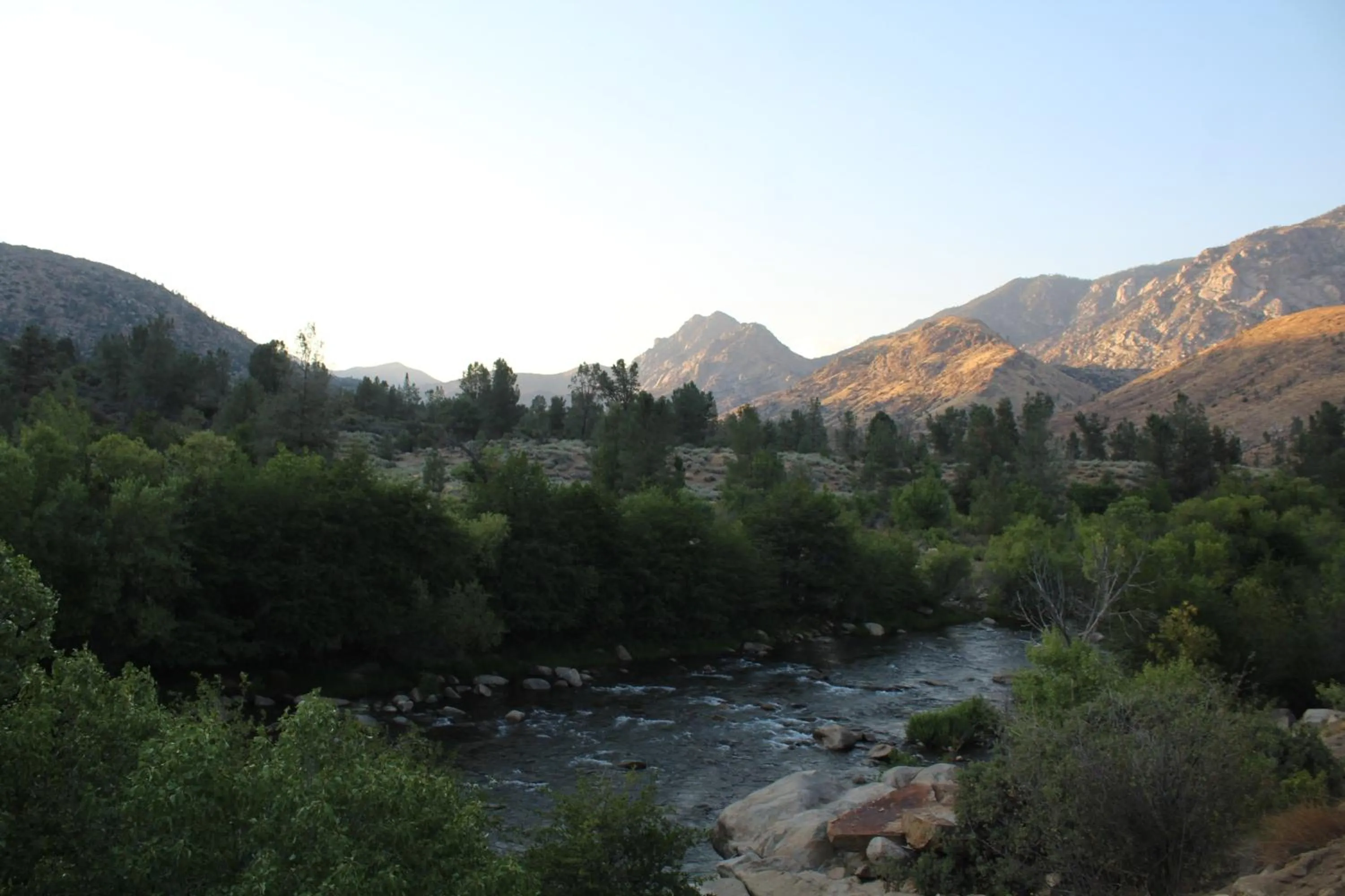 Natural landscape in SoCal Camping