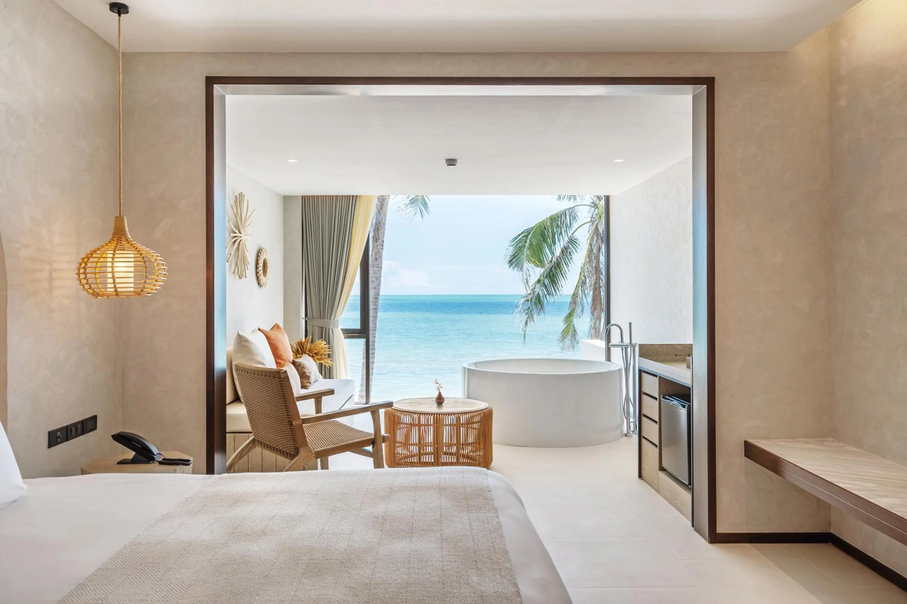 Seating area, Bed in VALA Hua Hin - Nu Chapter Hotels