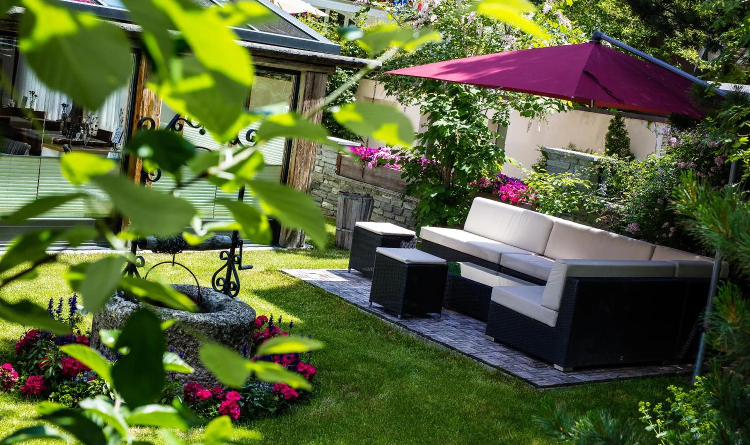 Garden in Hotel Bellerive