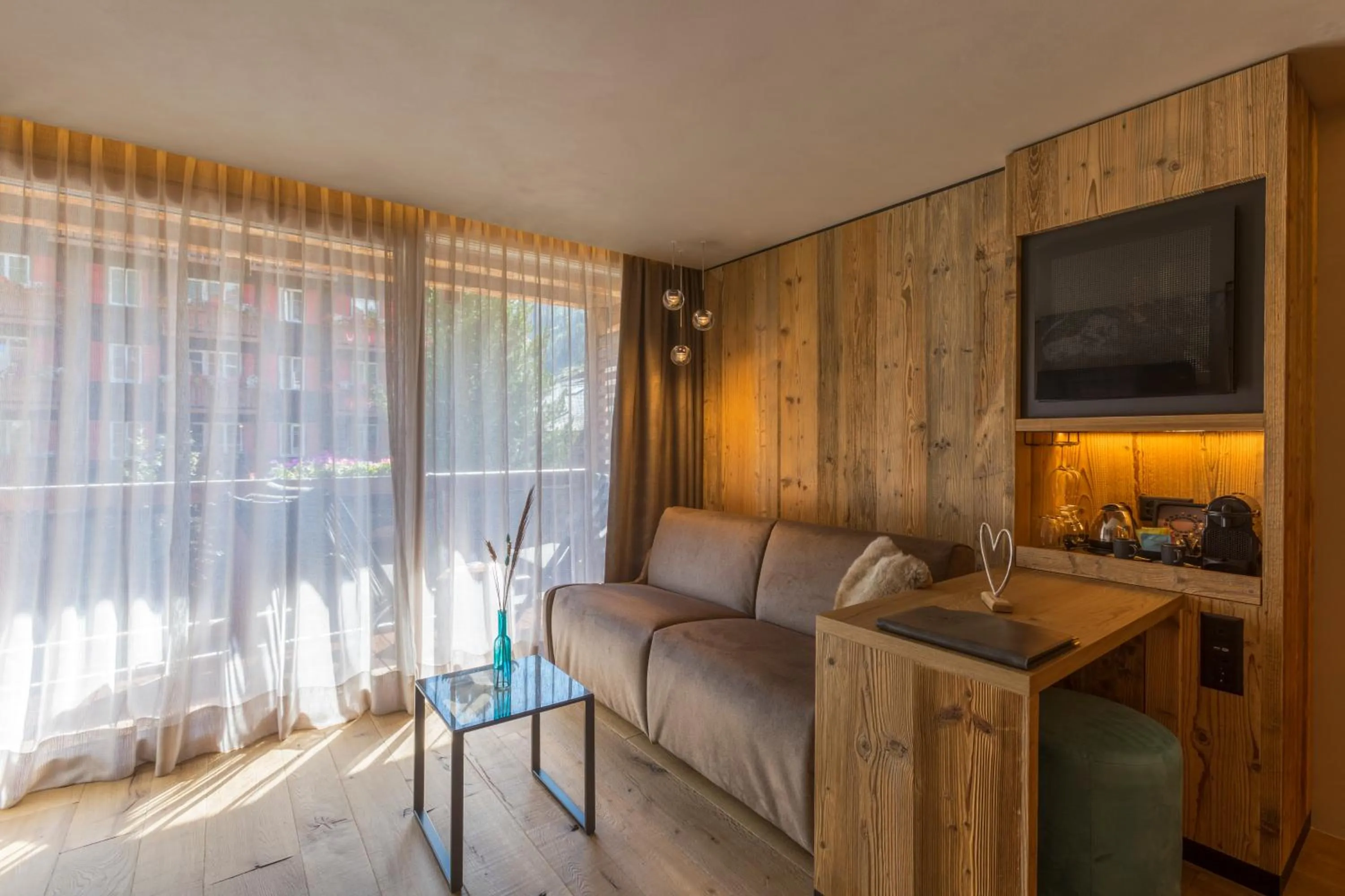 Seating area in Hotel Bellerive