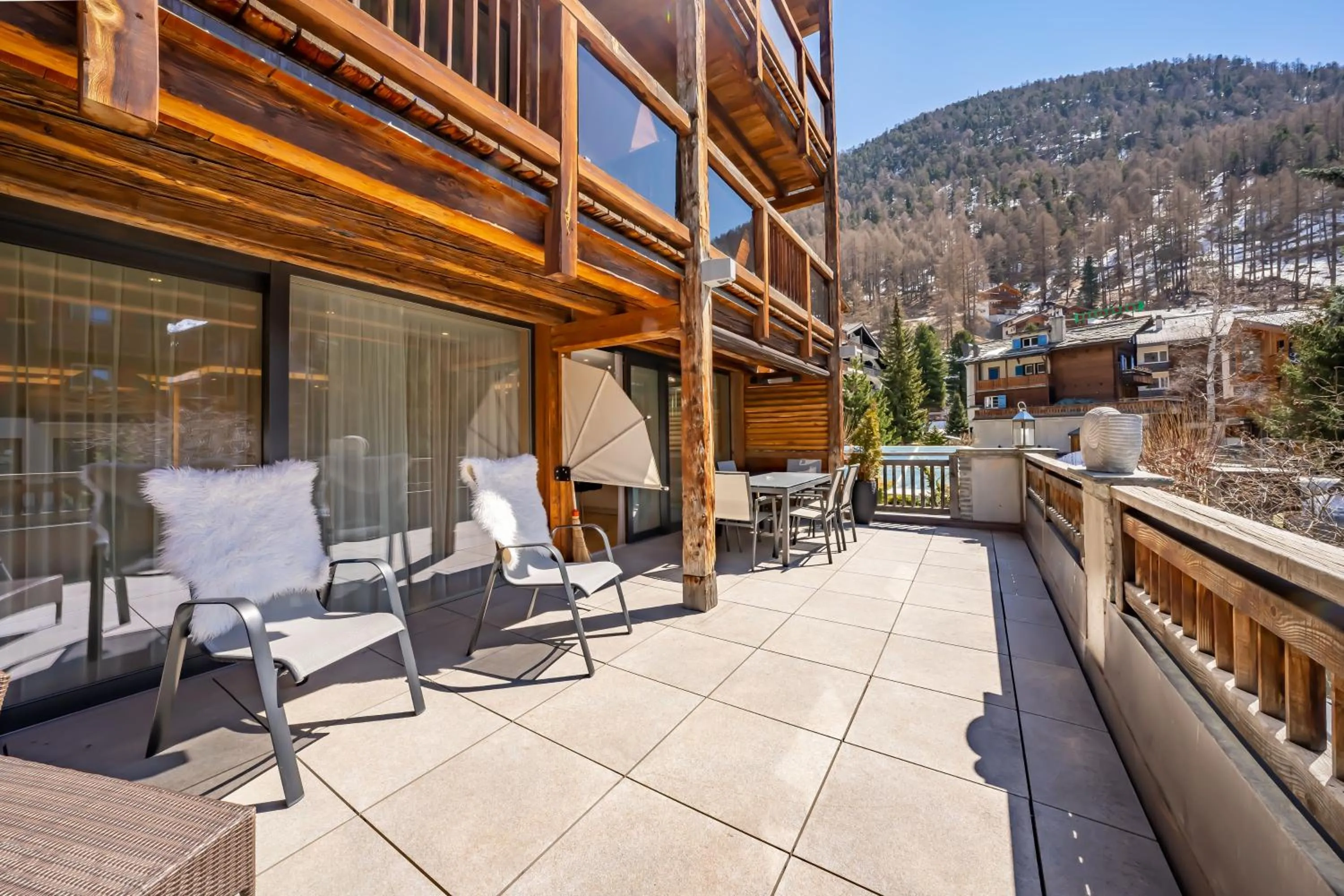 Patio in Hotel Bellerive