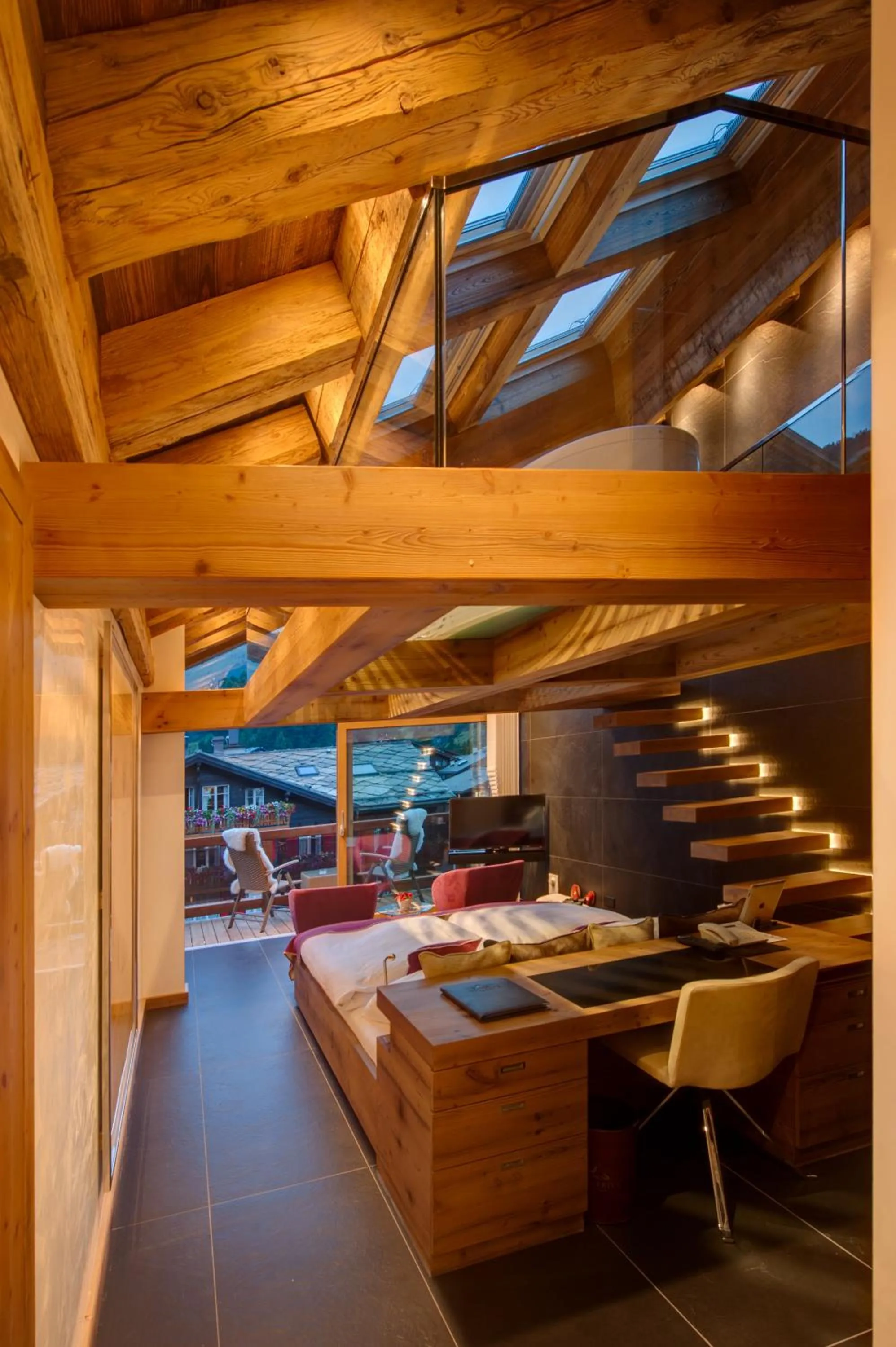 Bed in Hotel Bellerive