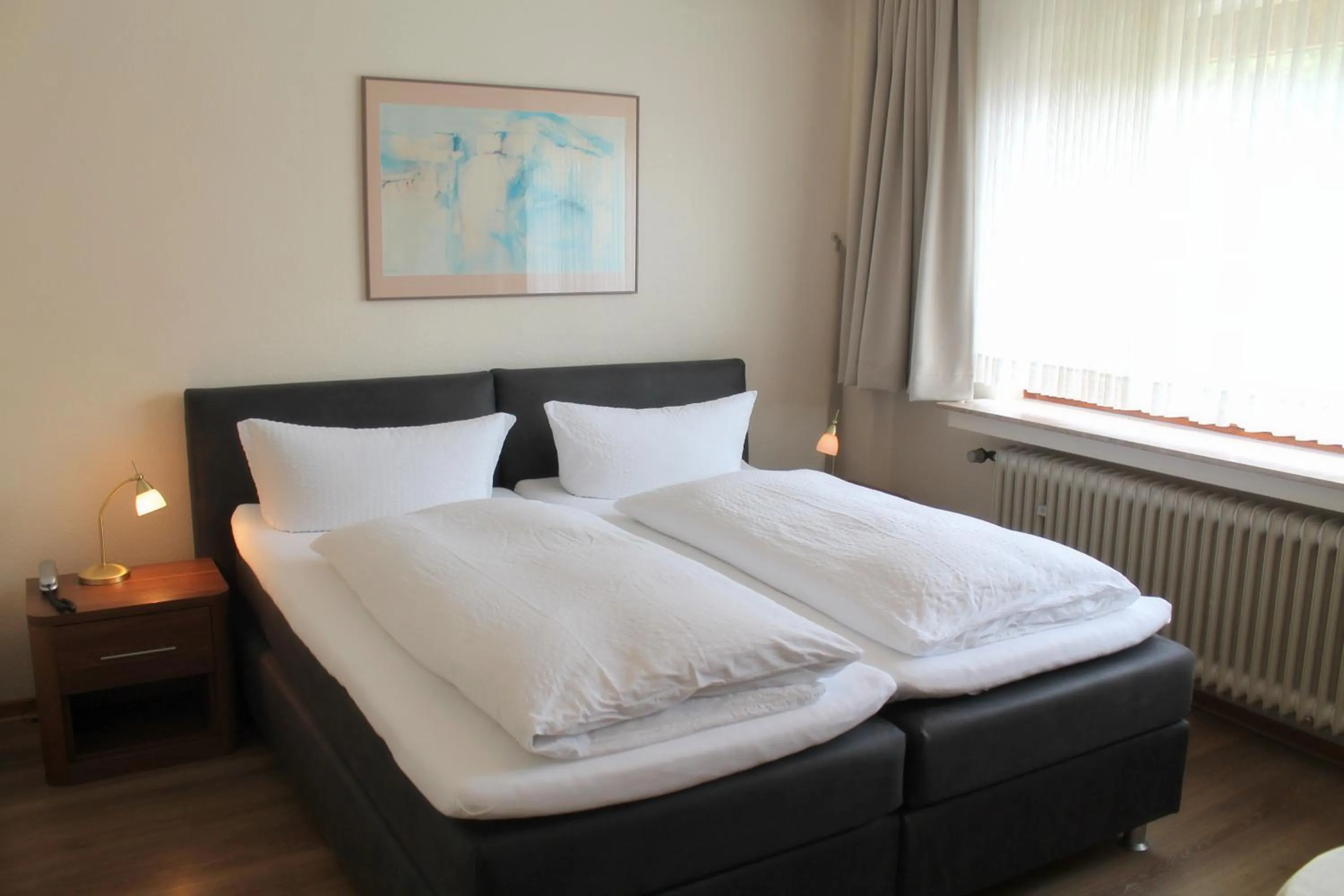 Decorative detail, Bed in Haus Kastanienhof