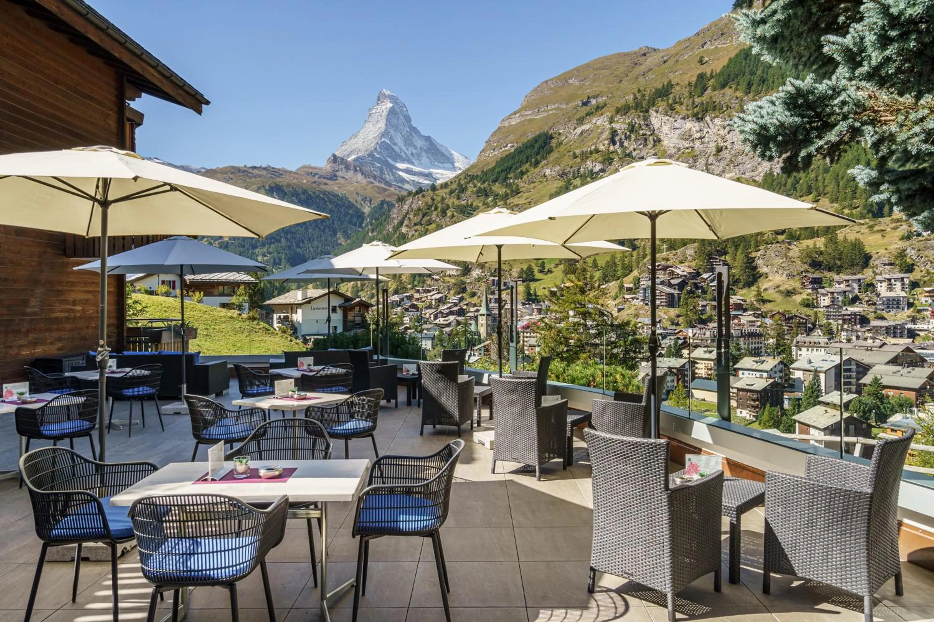 Balcony/Terrace in Hotel Alpenroyal