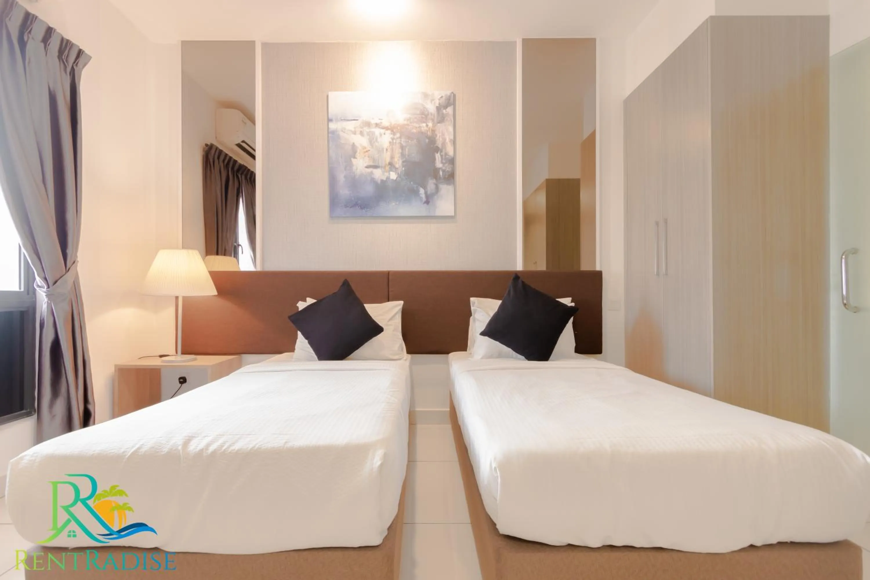 Bedroom, Bed in 1 Tebrau Residences By RR JBcity