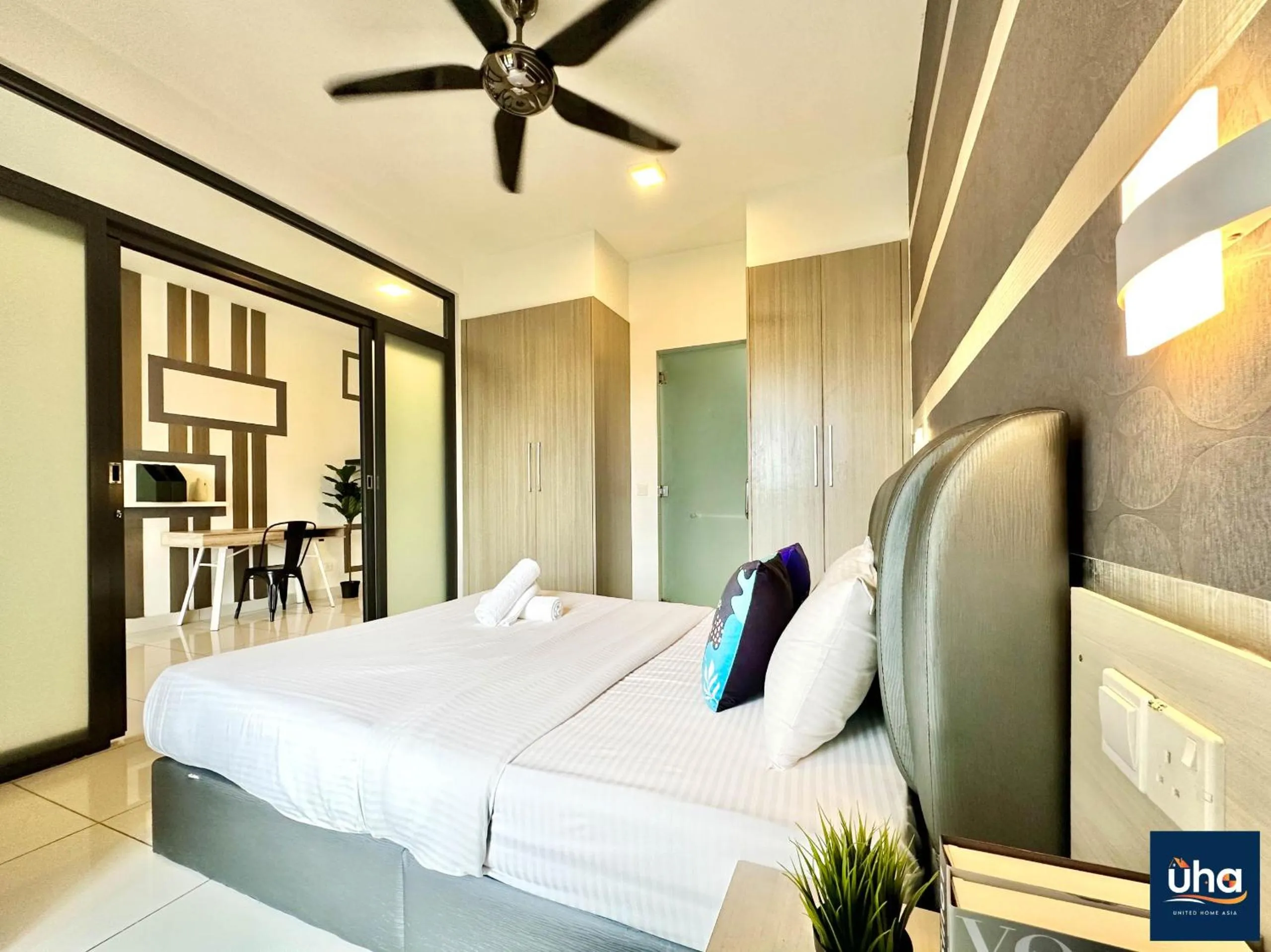 Bedroom, Bed in 1 Tebrau Residences By RR JBcity