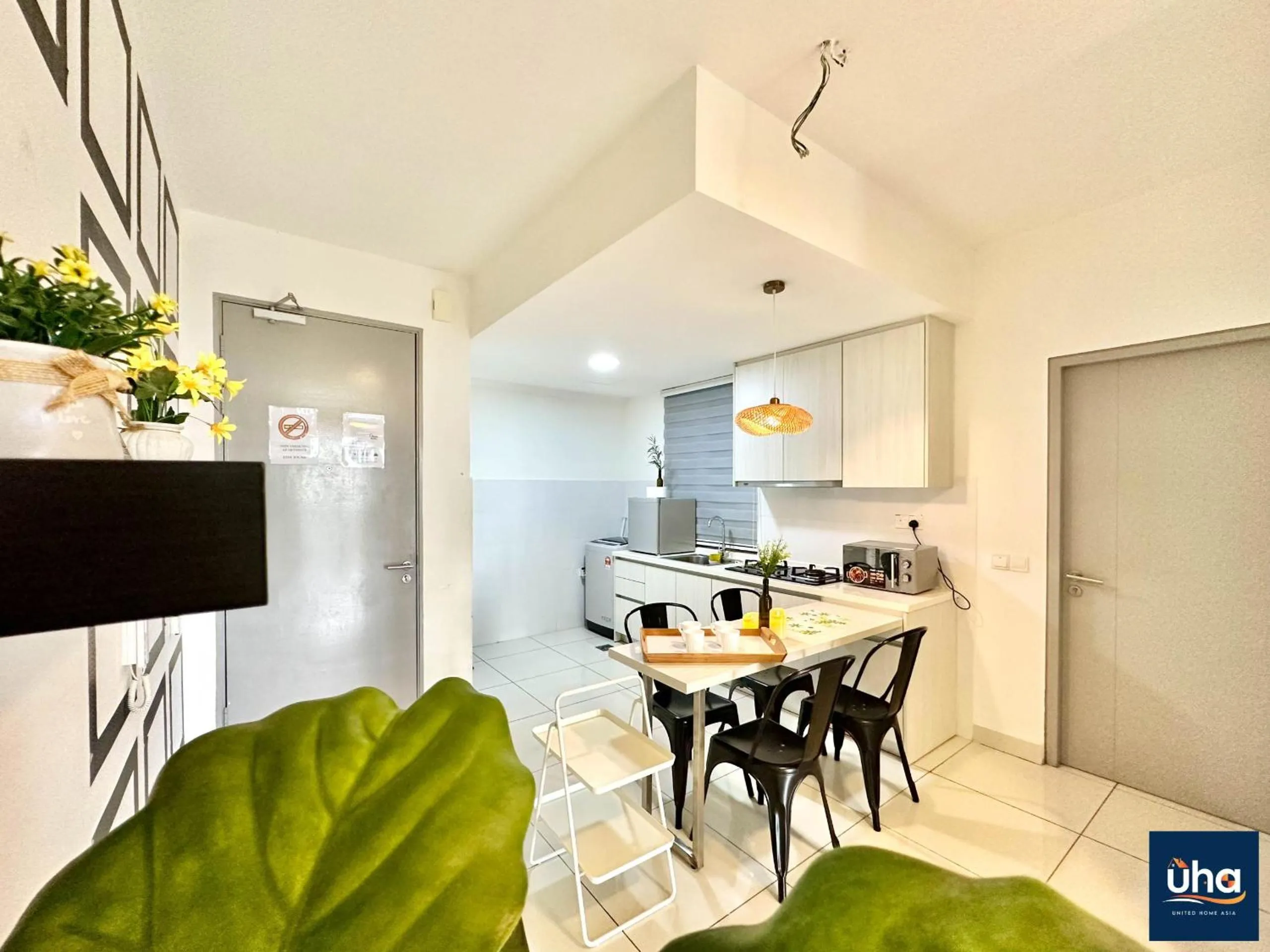 Kitchen or kitchenette in 1 Tebrau Residences By RR JBcity