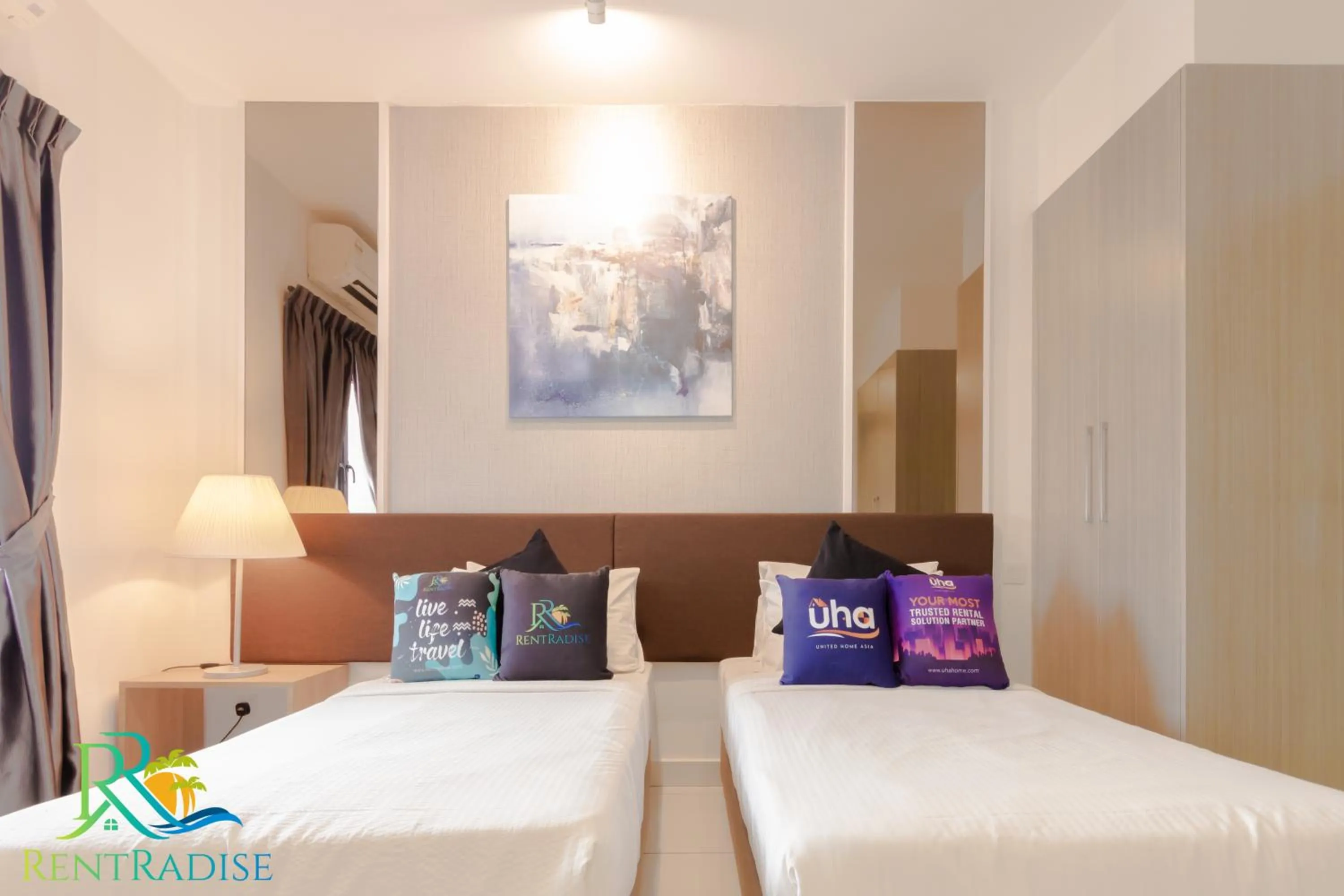 Bedroom, Bed in 1 Tebrau Residences By RR JBcity