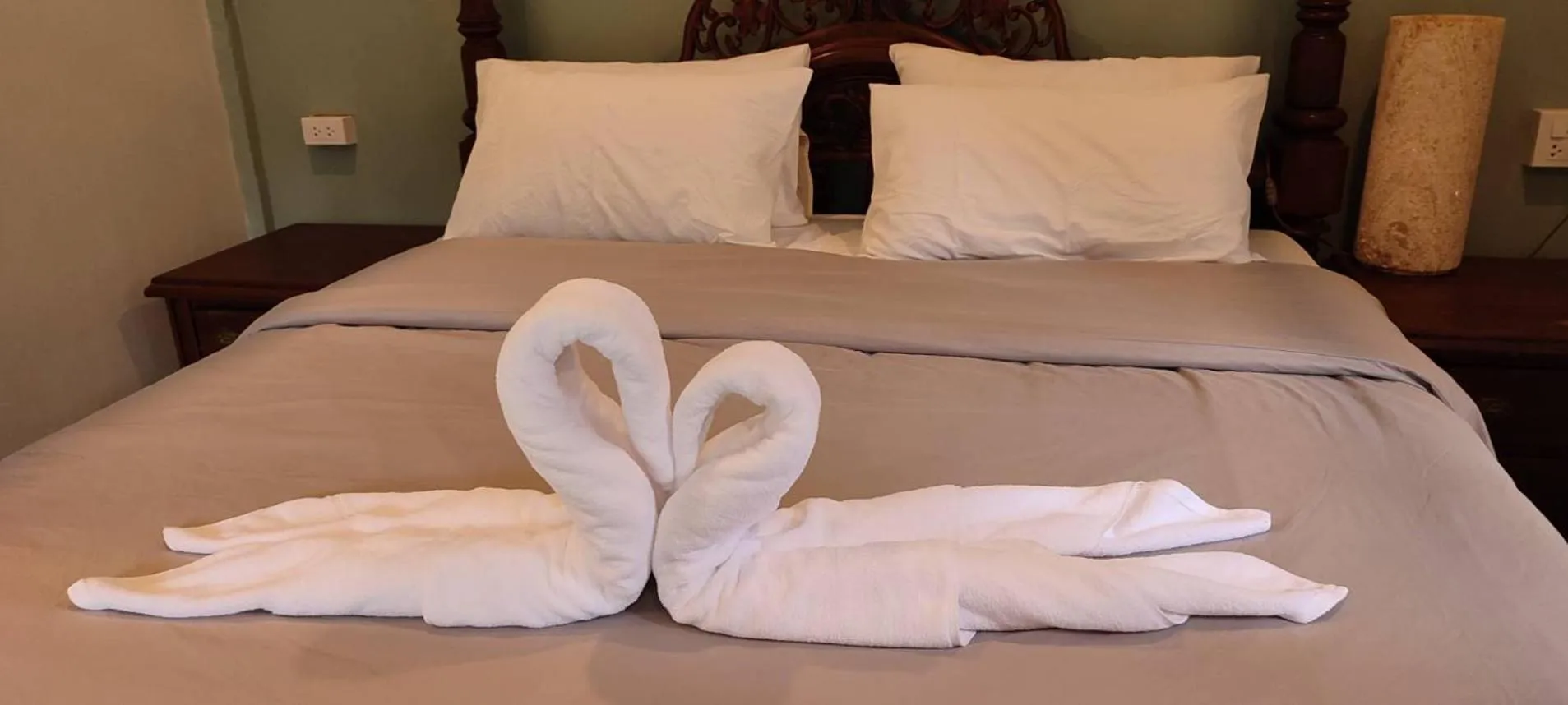 Bed in Kuba Bungalows